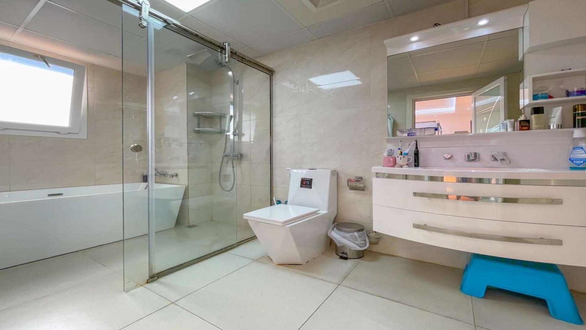 Bright living and dining area in upgraded 3-bedroom villa, Springs 2, Emirates Living