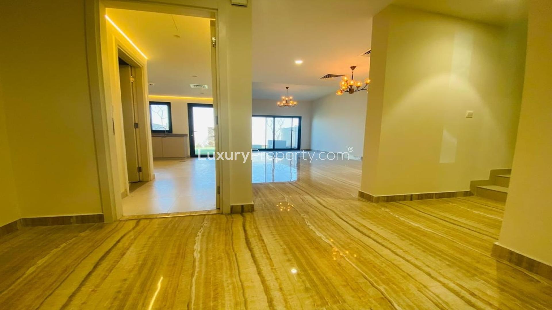 Upgraded Dubai South villa with marble flooring and modern lighting in The Pulse Boulevard Park