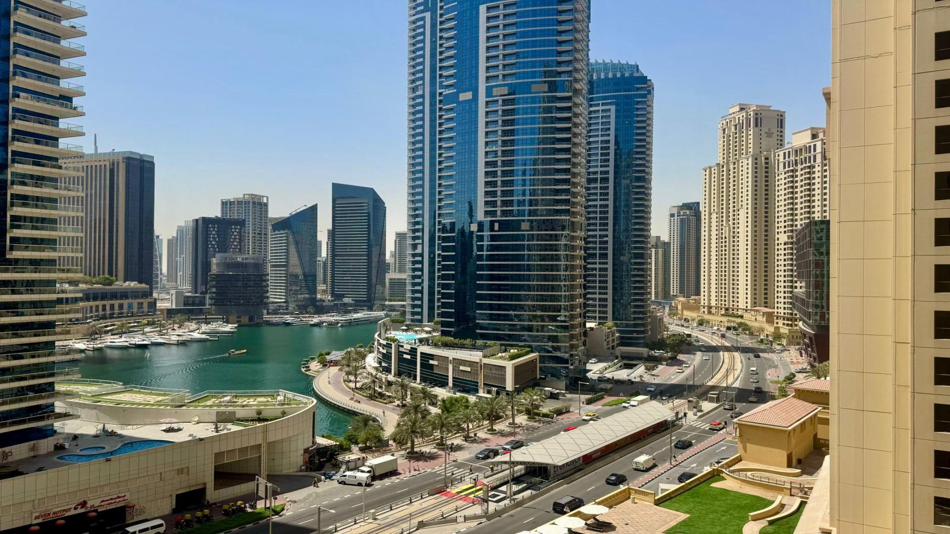 This three bedroom apartment at Sadaf 8 in Jumeirah Beach Residence