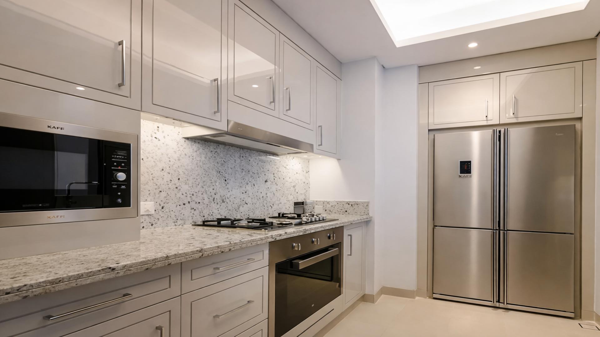 Luxury apartment balcony view overlooking Downtown skyline at Address Residences Sky View Collection