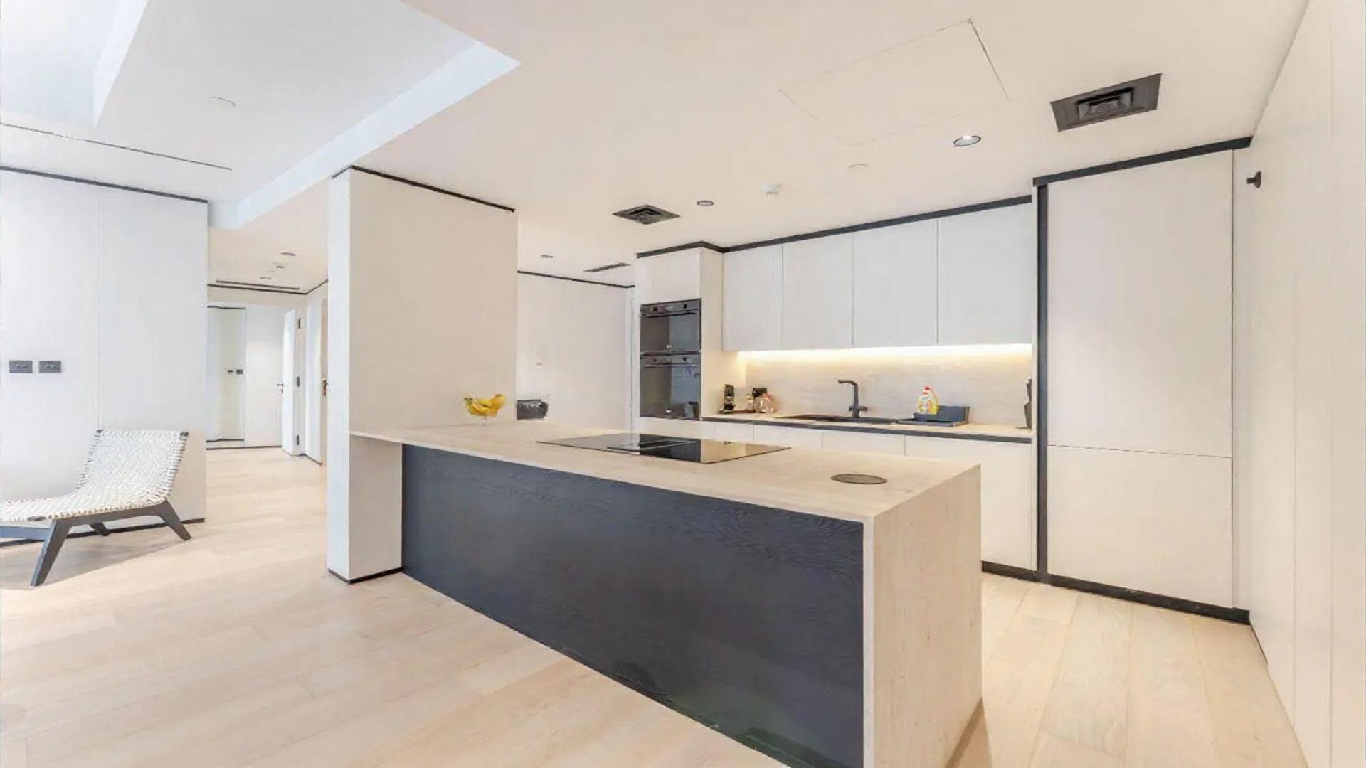 Modern bedroom in Opera Grand apartment, Downtown, with city view, available for rent