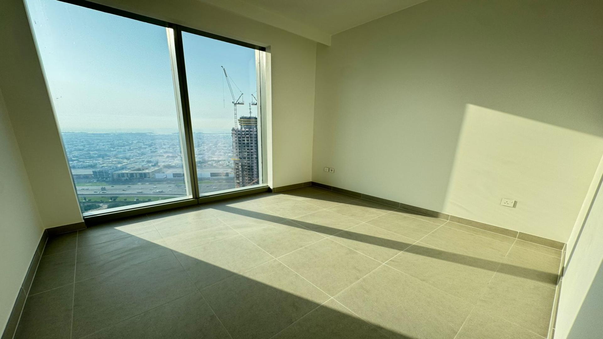 Dubai Creek Harbour skyline view from Creek Beach apartment for rent, LP48688