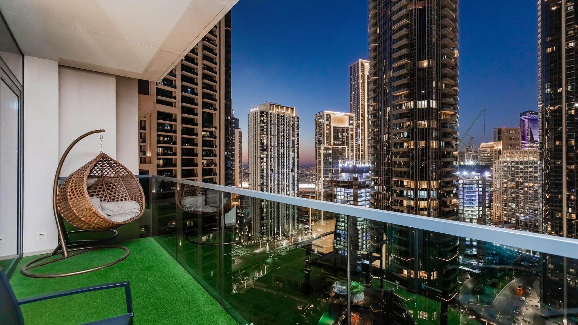 N/A,High-floor balcony view in Act One Act Two Tower 2, Downtown Dubai apartment for rent