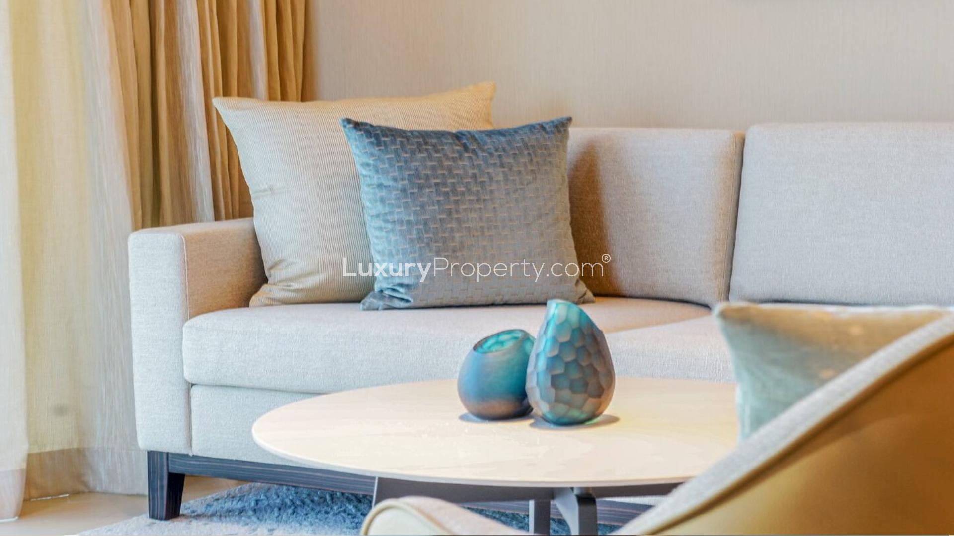 Modern living room in Address Residences Dubai Opera apartment, Downtown Dubai, LP48884