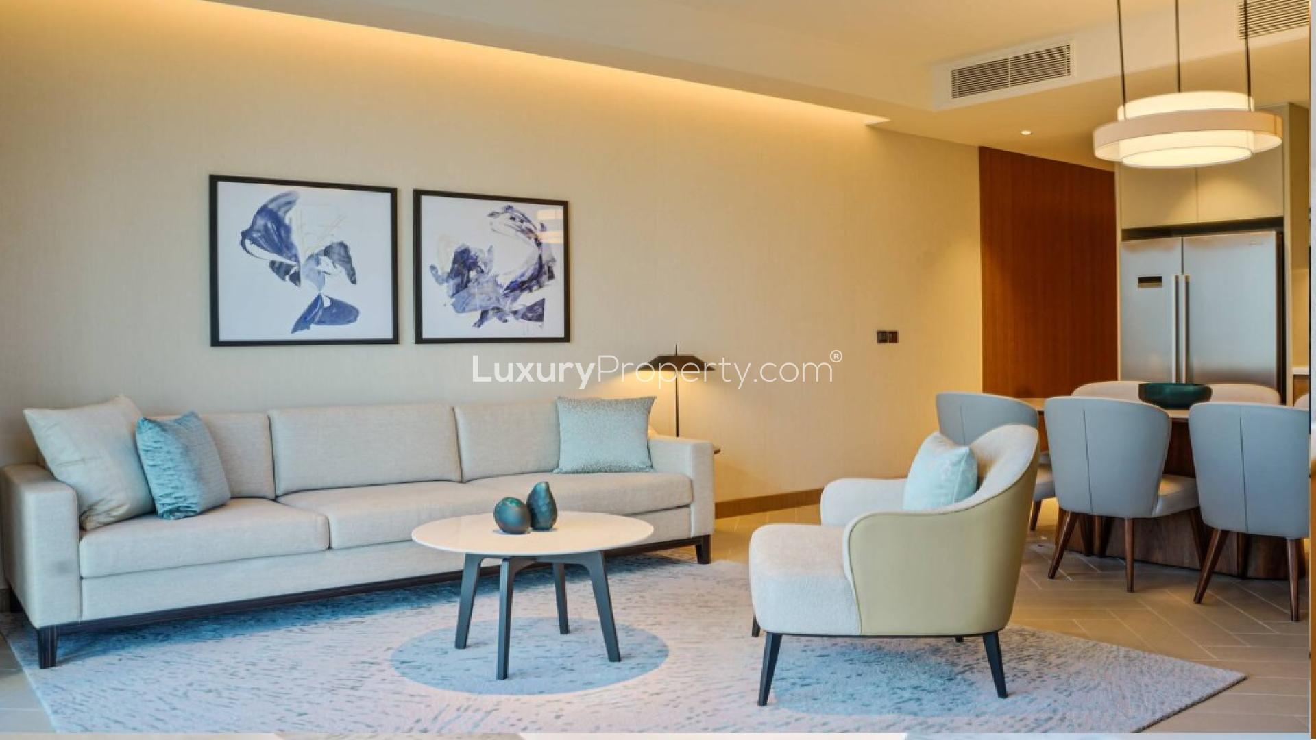 Skyline view from Address Residences Dubai Opera apartment in Downtown Dubai for rent