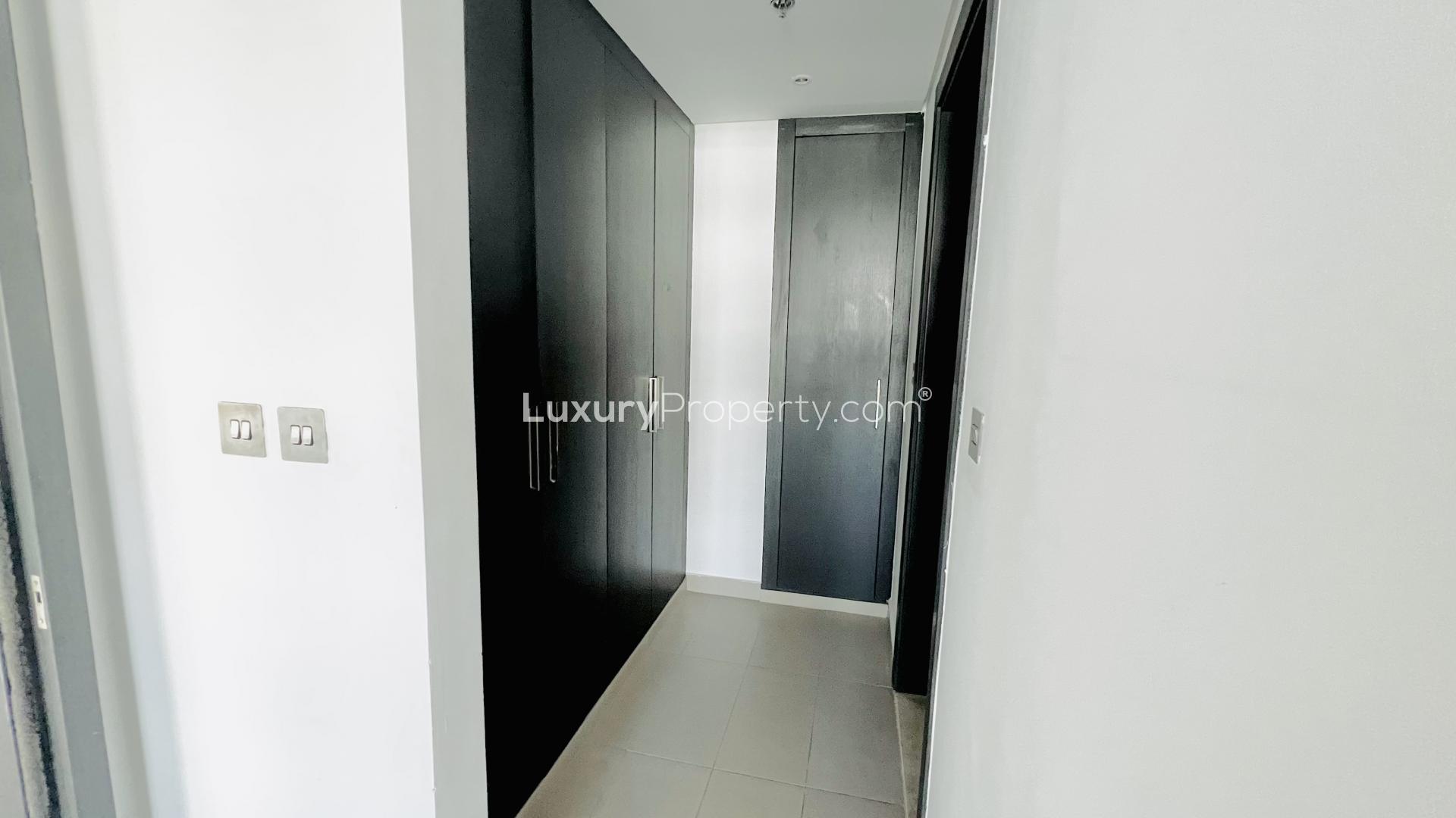 Lake view from 3-bedroom duplex in Jumeirah Heights, Cluster A, serene living