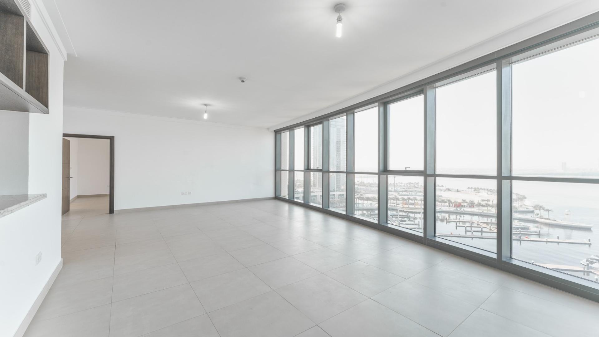 Sea View 3 Bedroom Apartment for Rent in Dubai Creek Residence Tower 3 North