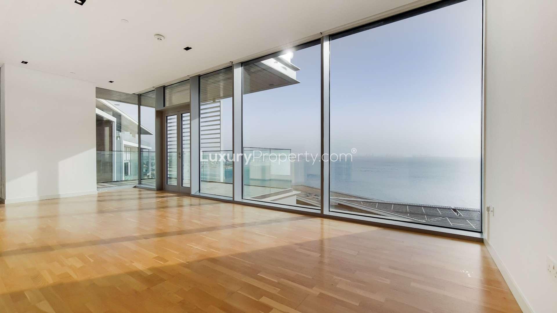 High floor Bluewaters apartment kitchen with modern design and ample natural light