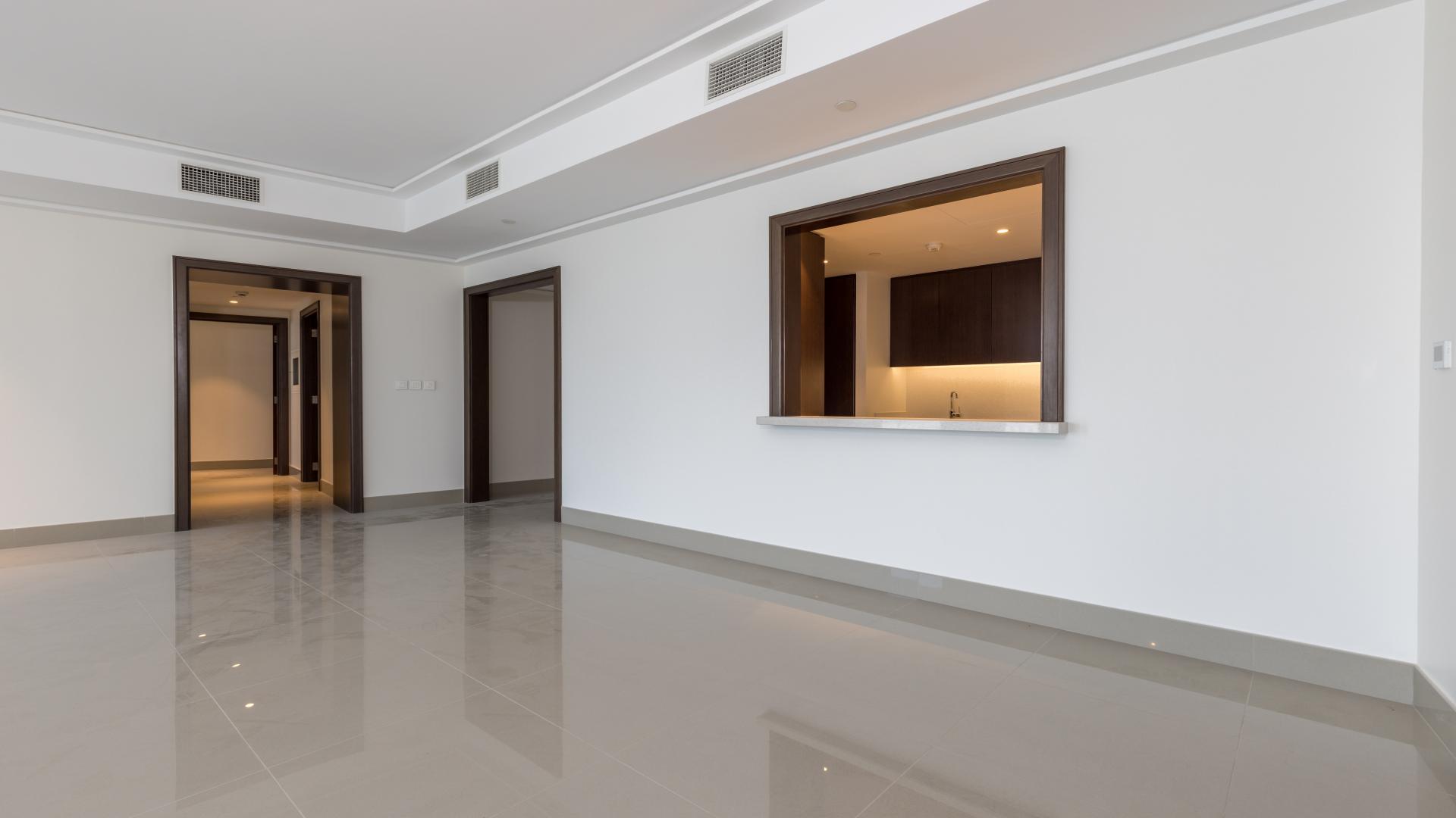 Spacious living area in Opera Grand apartment, Downtown Dubai, with modern finishes