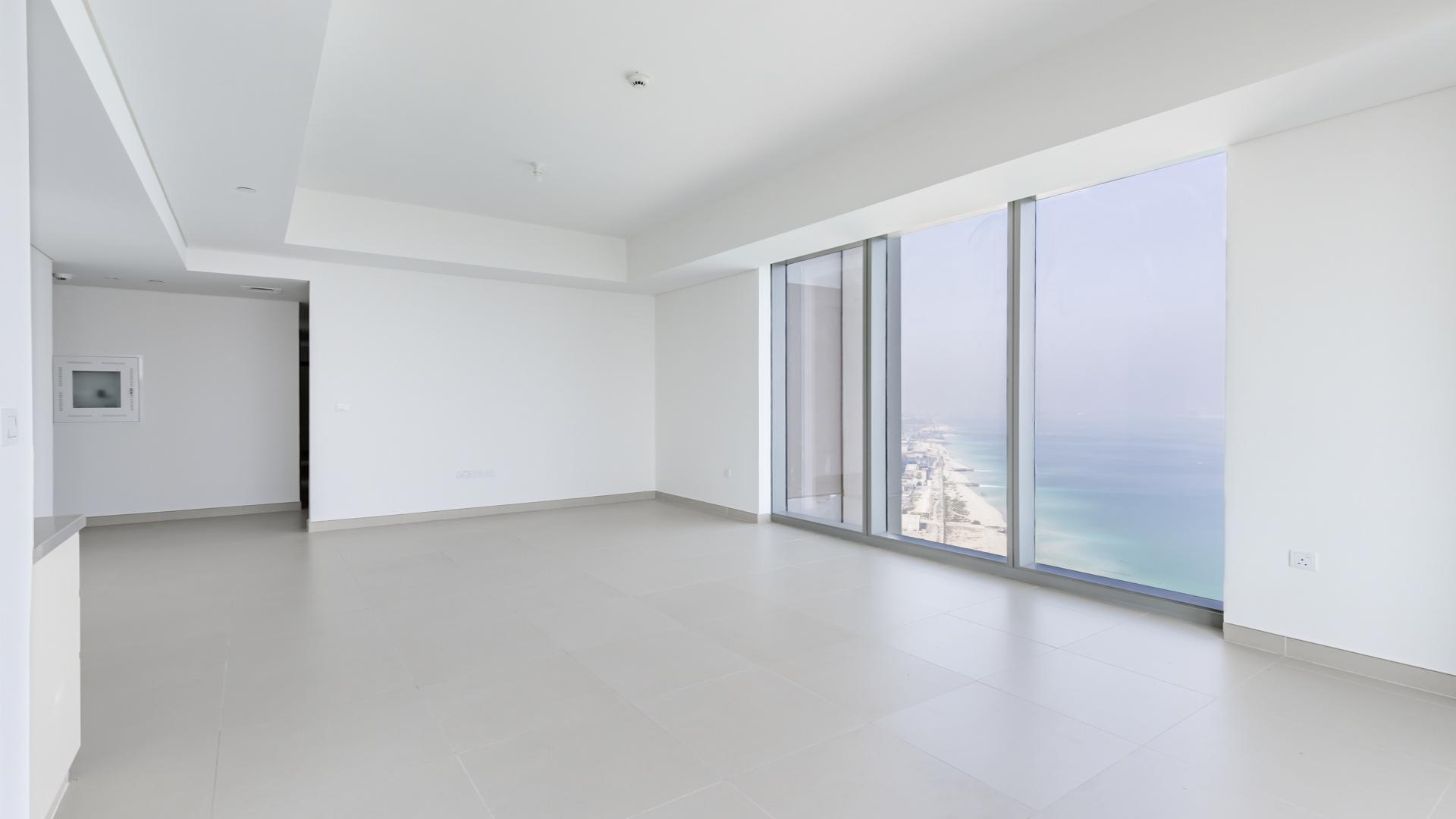 Aerial view of luxury apartments in Dubai Marina's 5242 community near waterfront