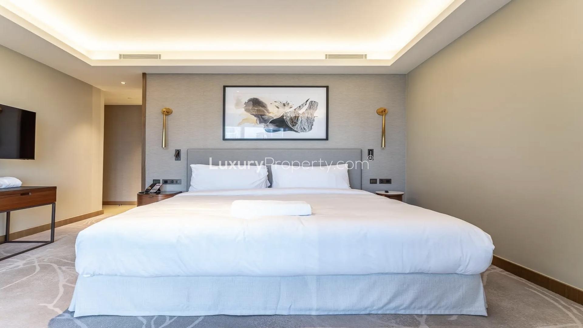 Downtown Dubai apartment with Burj Khalifa and fountain views, available for rent