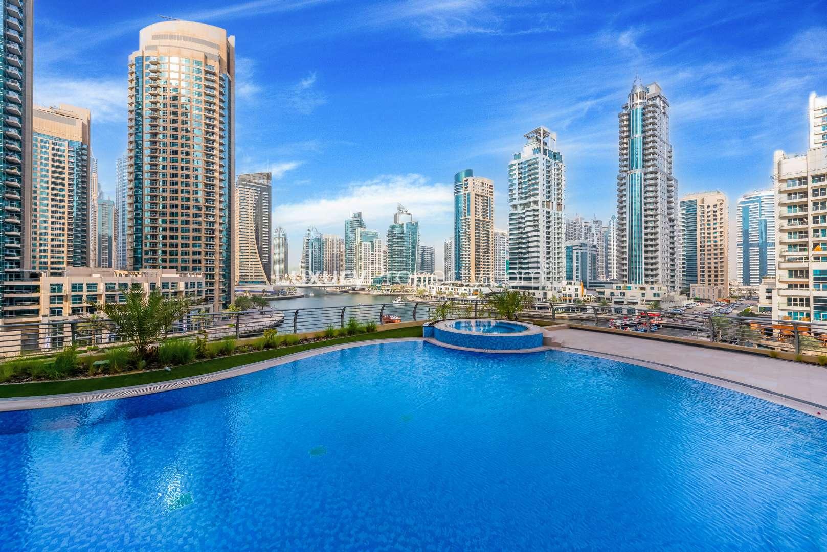 Playground area at JAM Marina Residence, Dubai Marina apartment for rent, three-bedroom listing