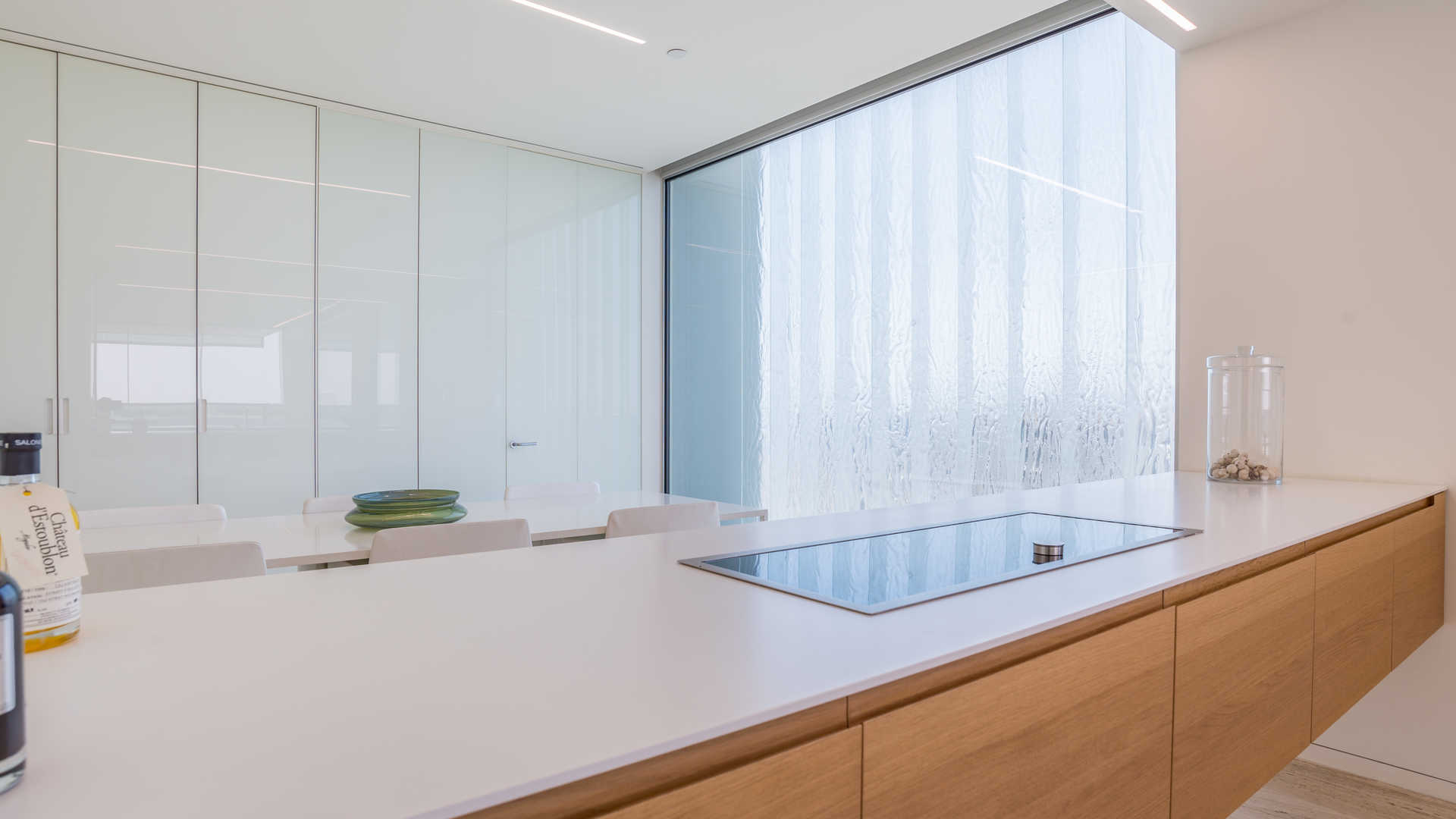 Modern living room in Muraba Residences apartment, Palm Jumeirah, featuring elegant design and sea views