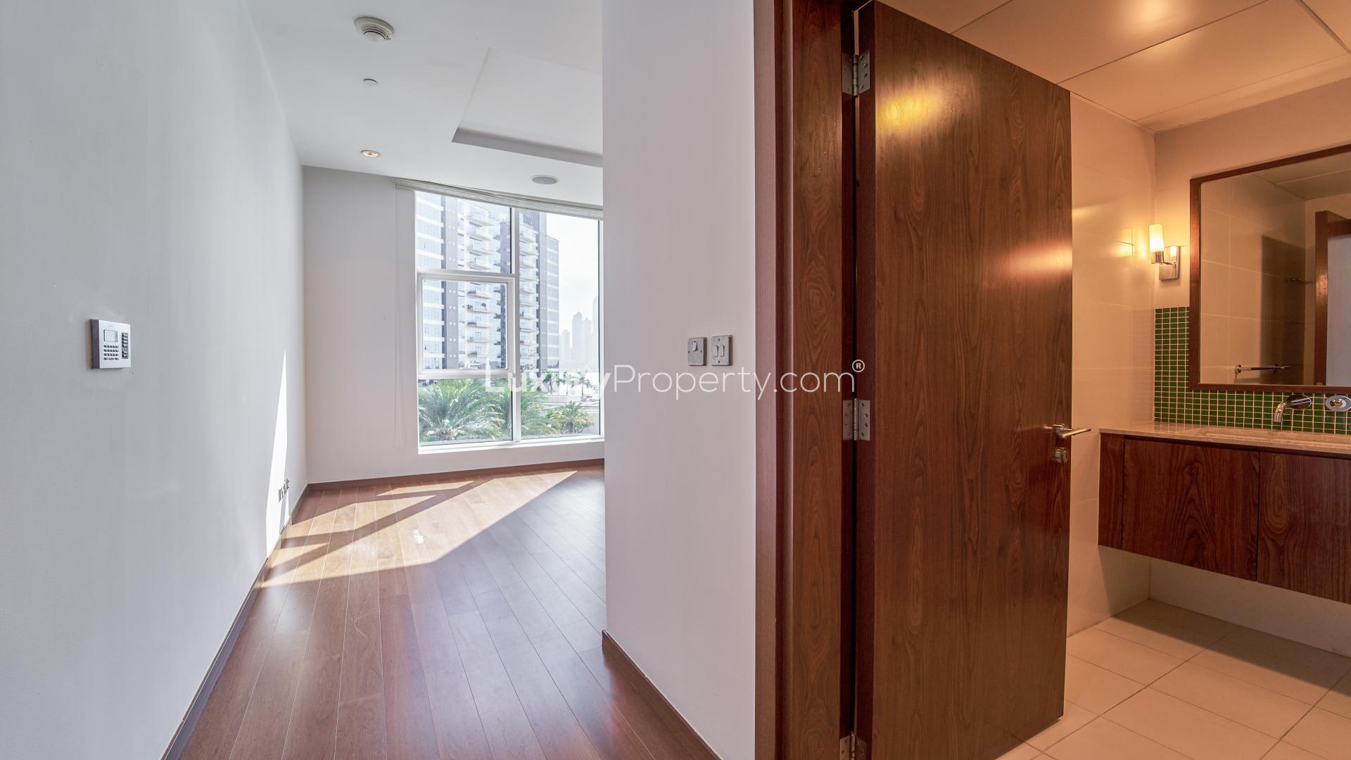 Spacious living area in beachfront apartment, Oceana, Palm Jumeirah, available for rent