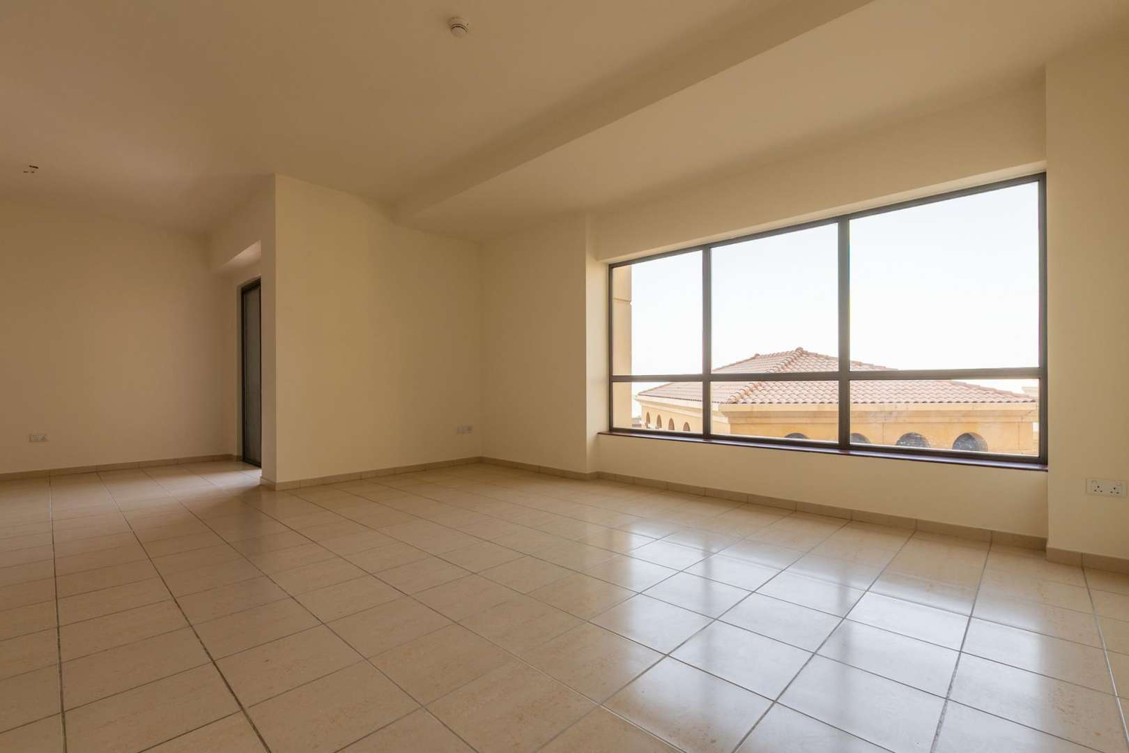 View from Rimal 5 apartment balcony, overlooking Dubai Marina and Ain Dubai Ferris wheel