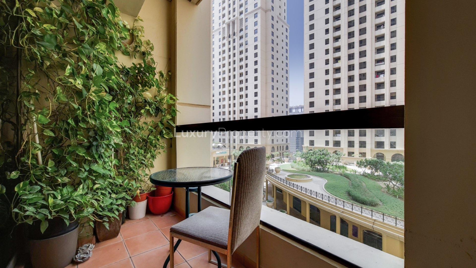 Kitchen in 3-bed apartment, Sadaf, Jumeirah Beach Residence, with modern appliances and cabinets