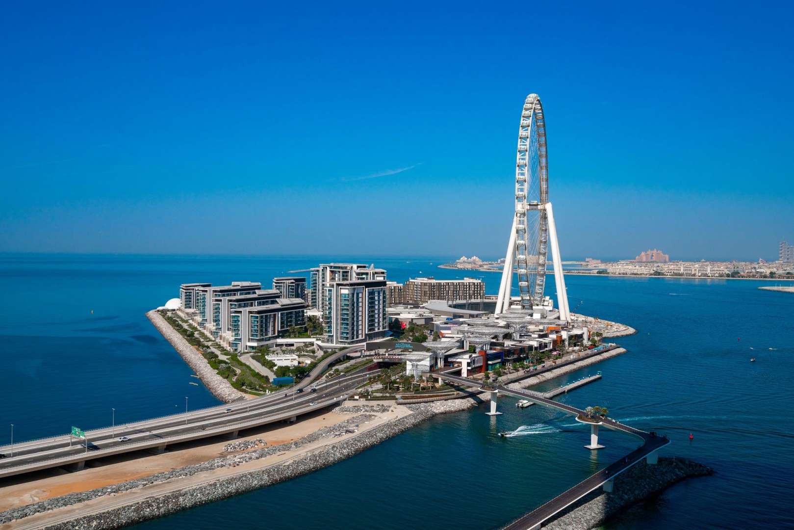 Aerial view of The Address Jumeirah Resort and Spa, Jumeirah Beach Residence, Dubai