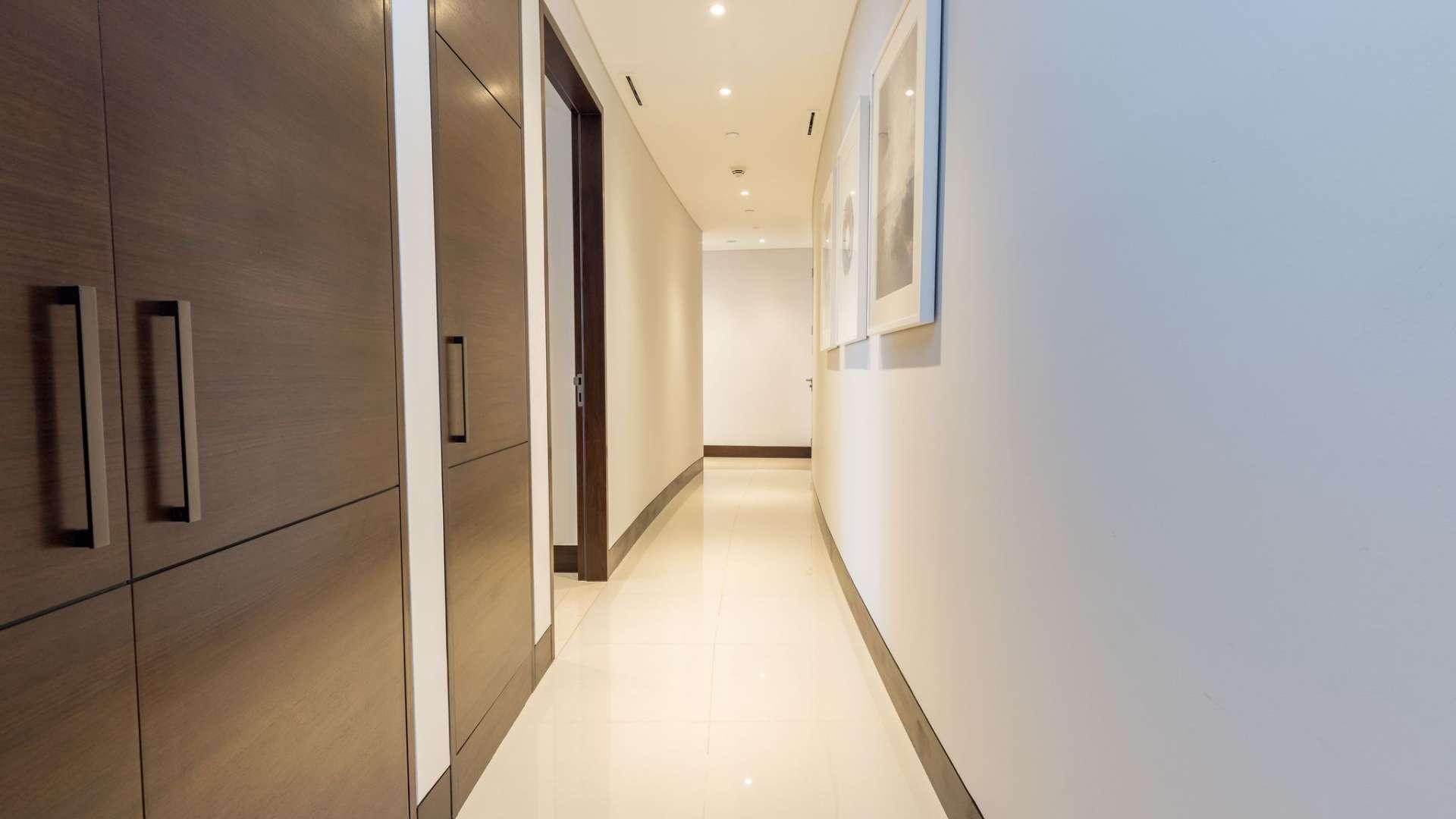 Luxurious living room in fully furnished 3-bedroom apartment, The Address Sky View Towers