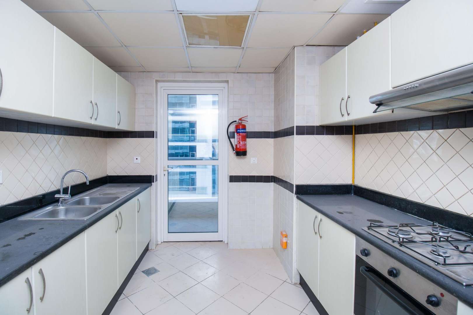 Exterior view of The Zen Tower, Dubai Marina apartment building with balconies