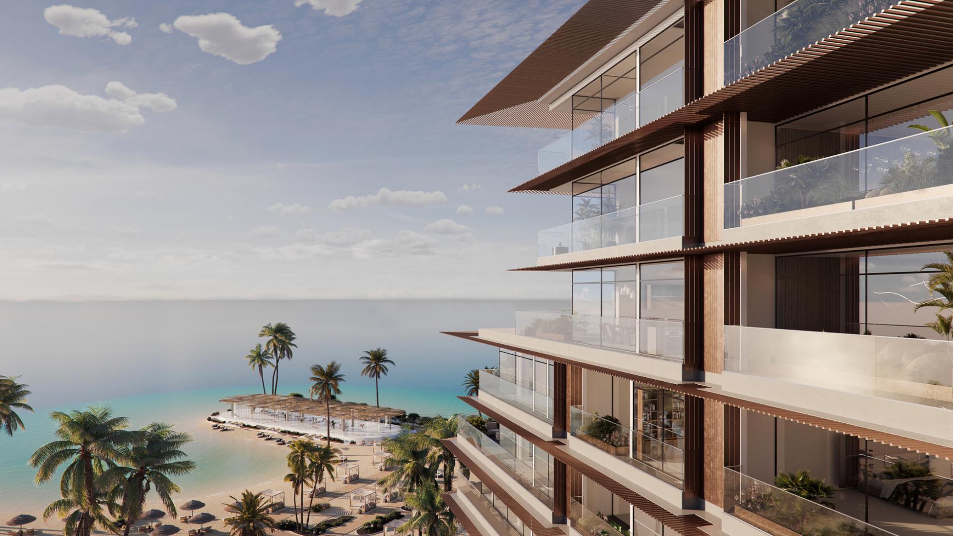 Beachfront luxury apartments at Rixos, Dubai Islands, with modern design and scenic views