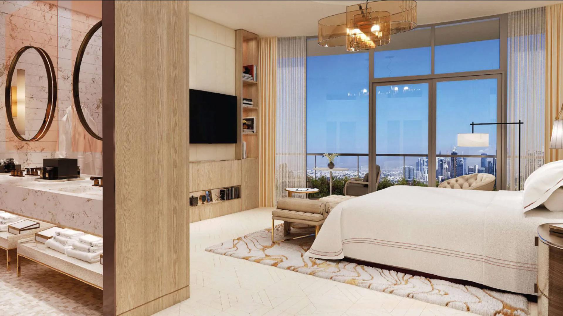 Luxurious living room in Biltmore Residences Sufouh's 3 Bed Apartment, Al Sufouh