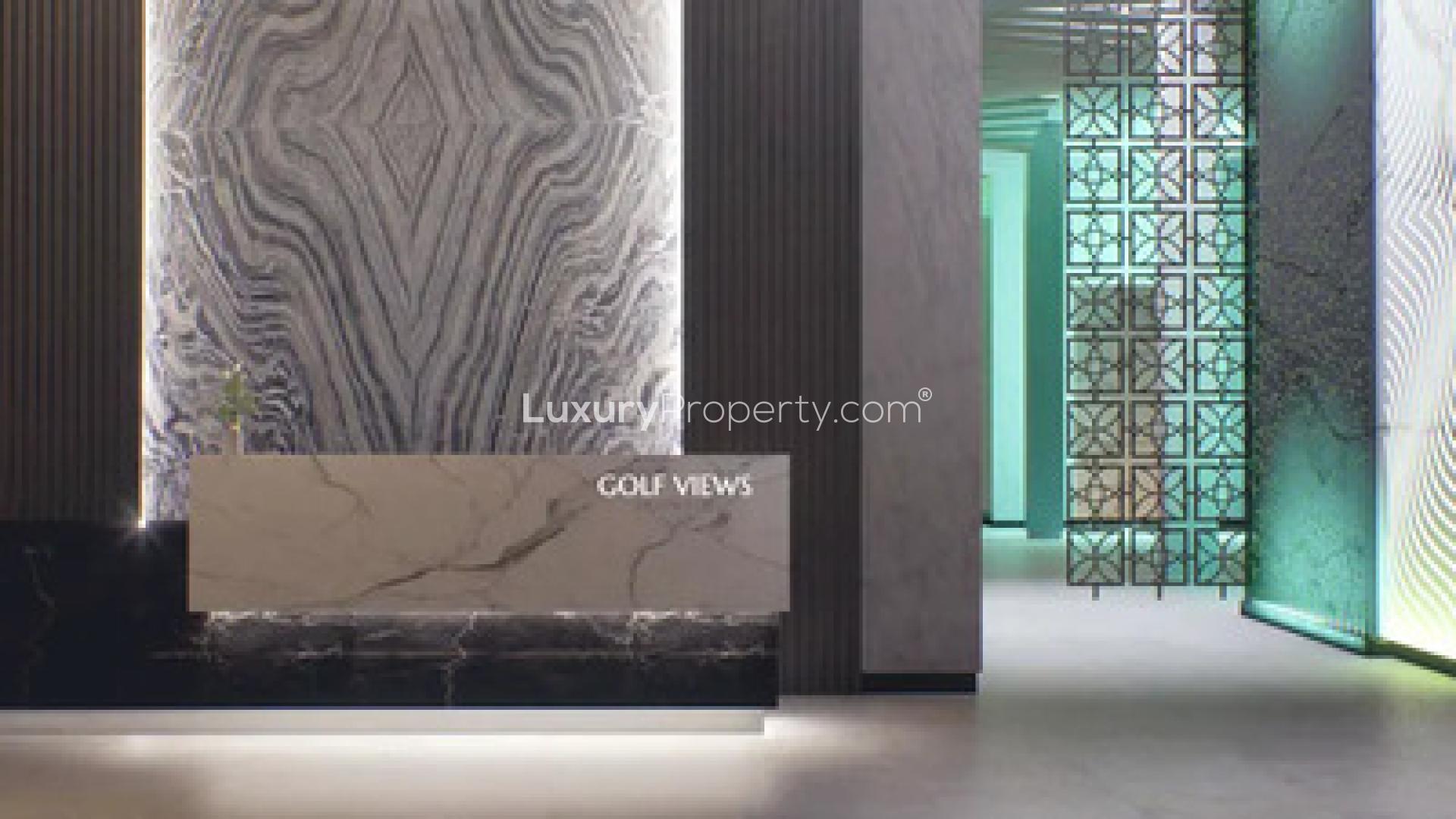 Luxurious apartment building at Golf Views Seven City, Jumeirah Lake Towers, for sale