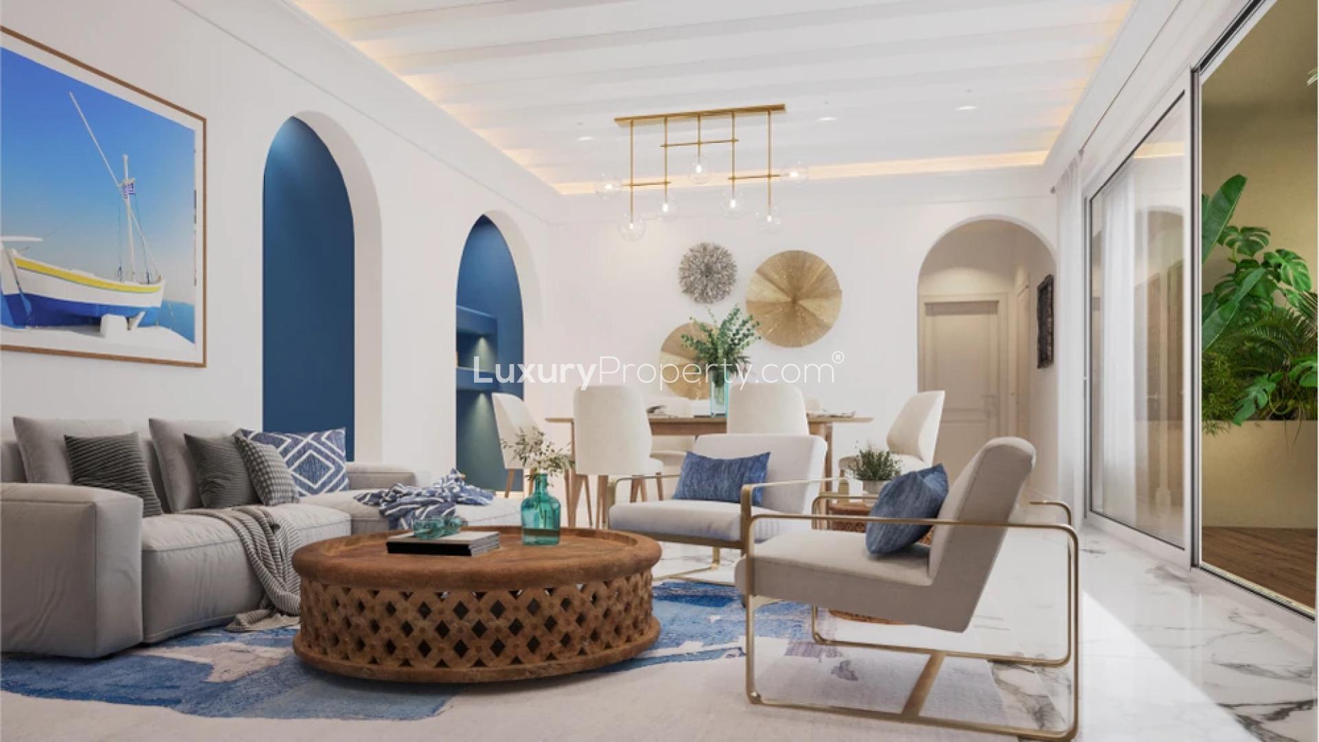 Modern bedroom in SOBHA Neopolis, Bengaluru, featuring stylish decor and study area