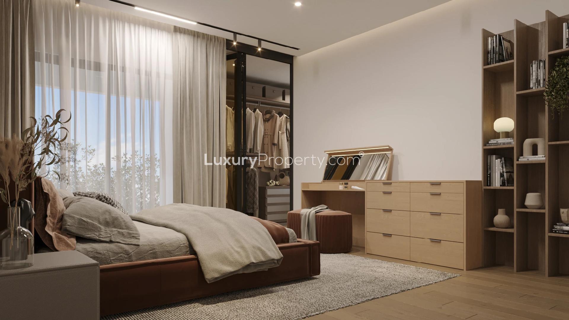 Luxury living room in Sobha Infinia apartment, Koramangala, Bangalore, with elegant decor