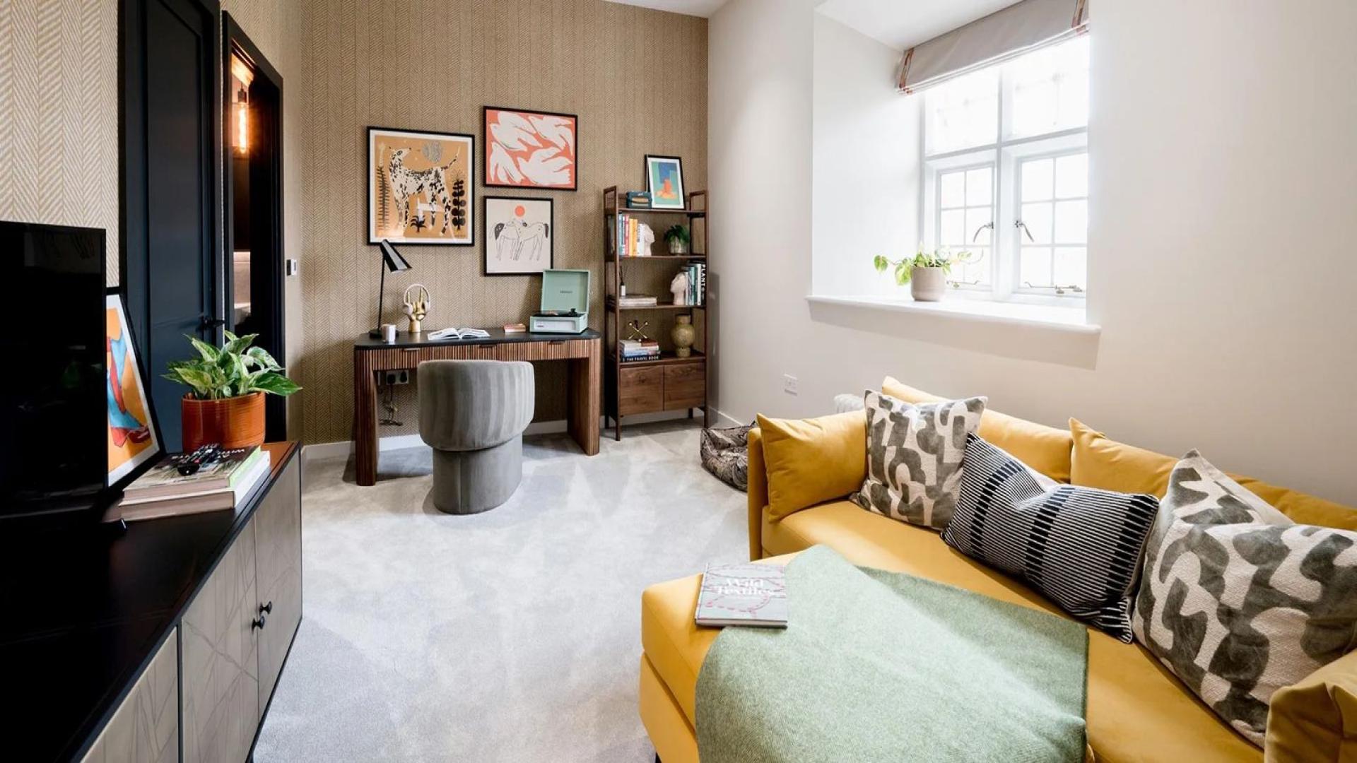 N/A,Modern kitchen in three-bedroom apartment, Royal Mews, Trent Park, London for sale