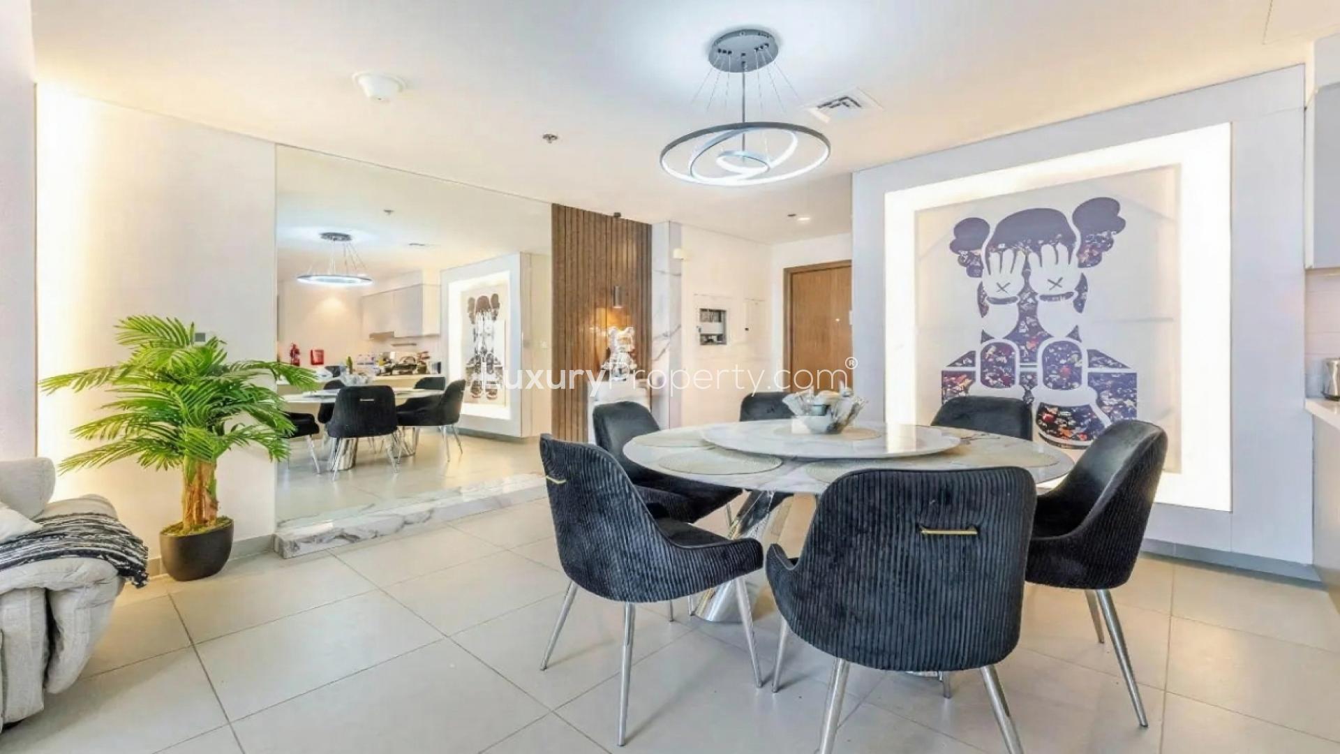 Downtown apartment view, Forte at the Opera District, tall buildings, vibrant urban setting