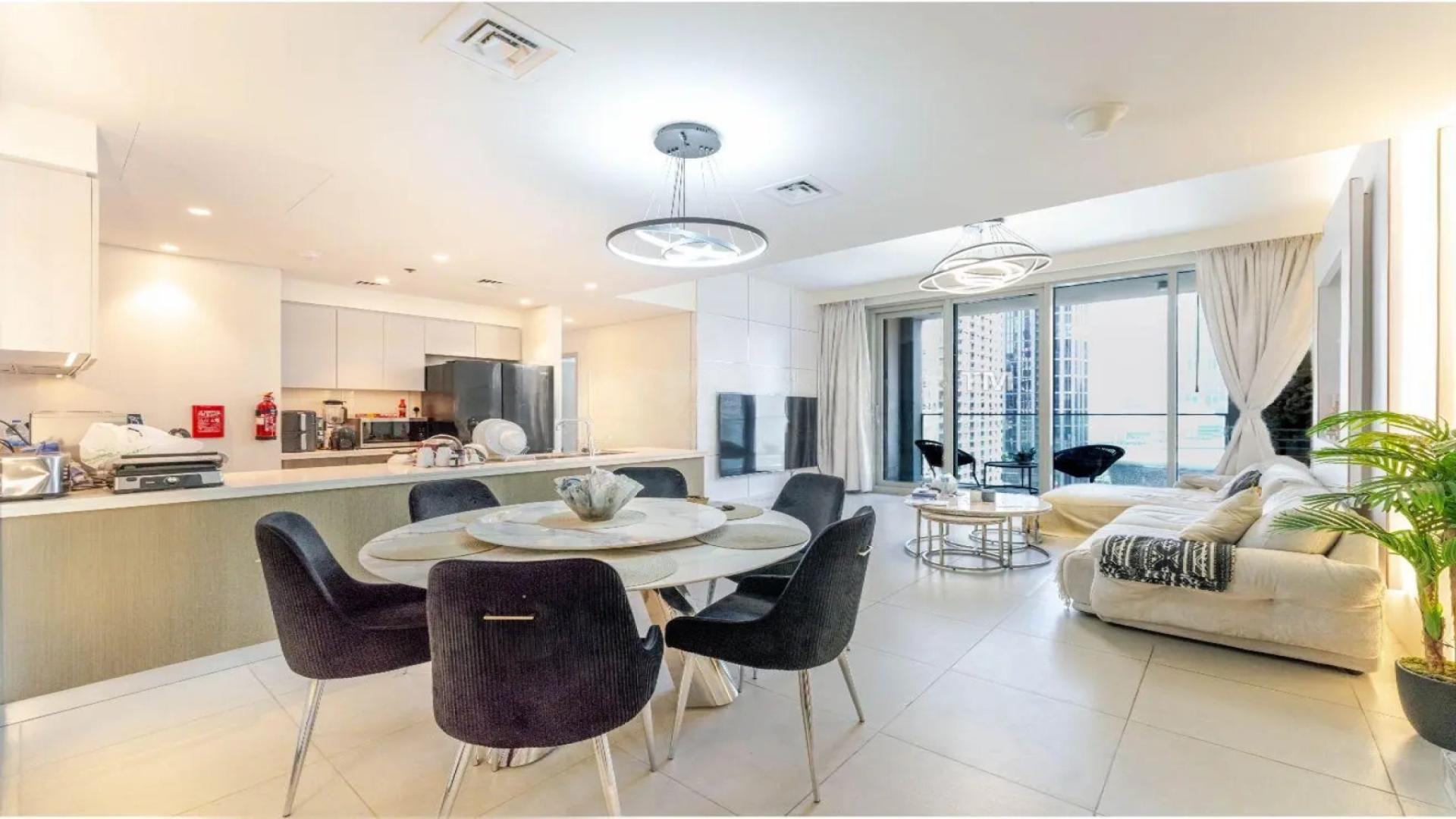 Modern dining area in Forte at the Opera District, Downtown apartment for sale
