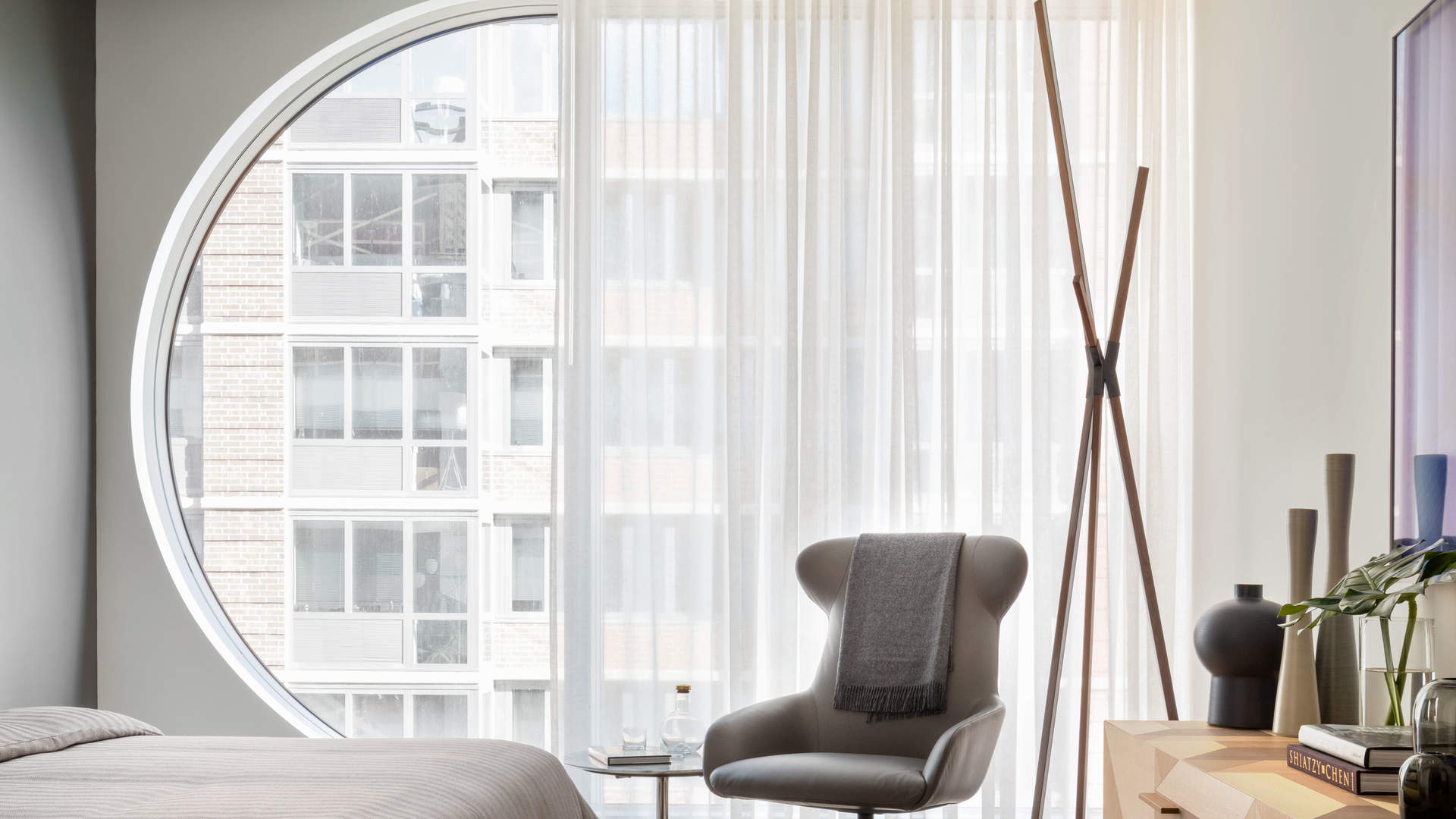 Modern 3-bedroom apartment exterior with stunning design in West Chelsea, Manhattan, New York