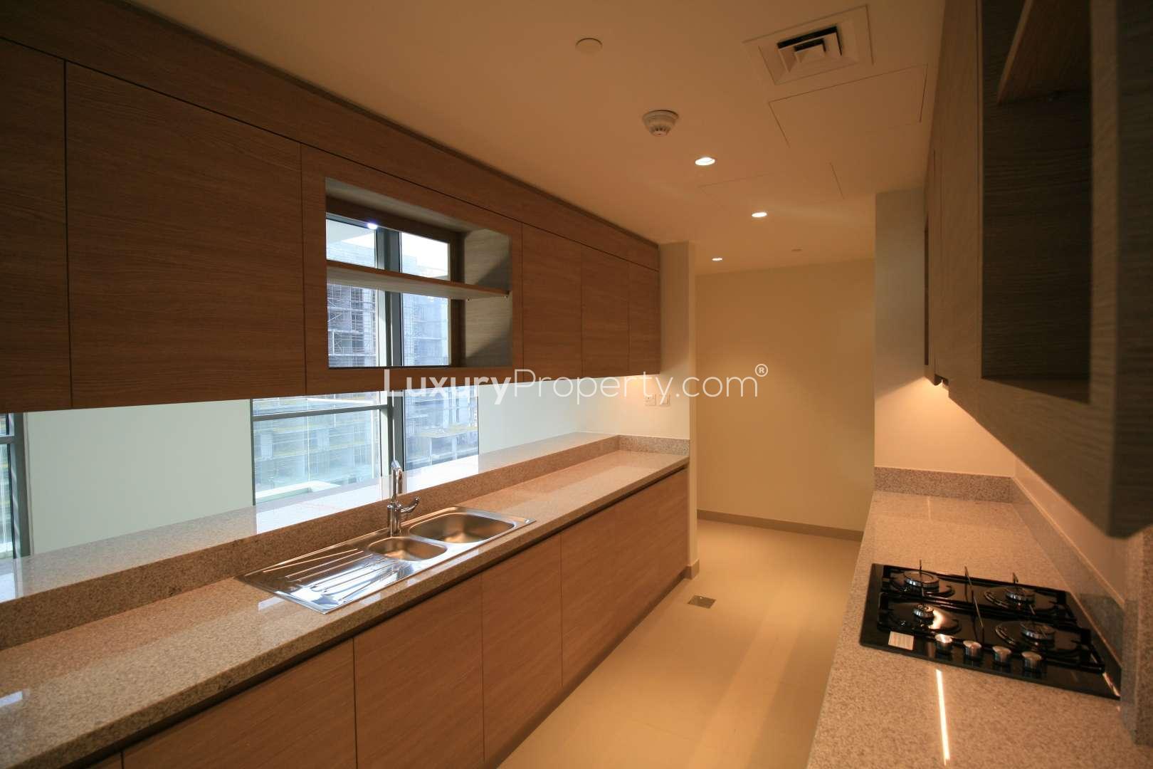 Hallway in brand new 3-bedroom apartment, Dubai Hills Estate, Park Heights