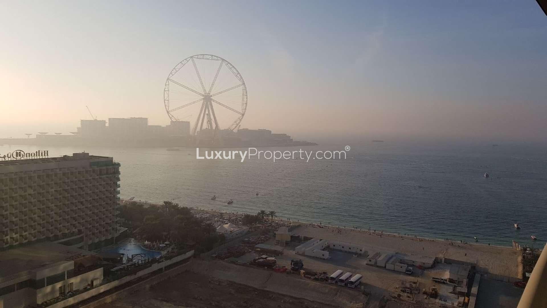 Dining area in luxurious 3-bedroom apartment, Al Fattan Marine Towers, Dubai Marina