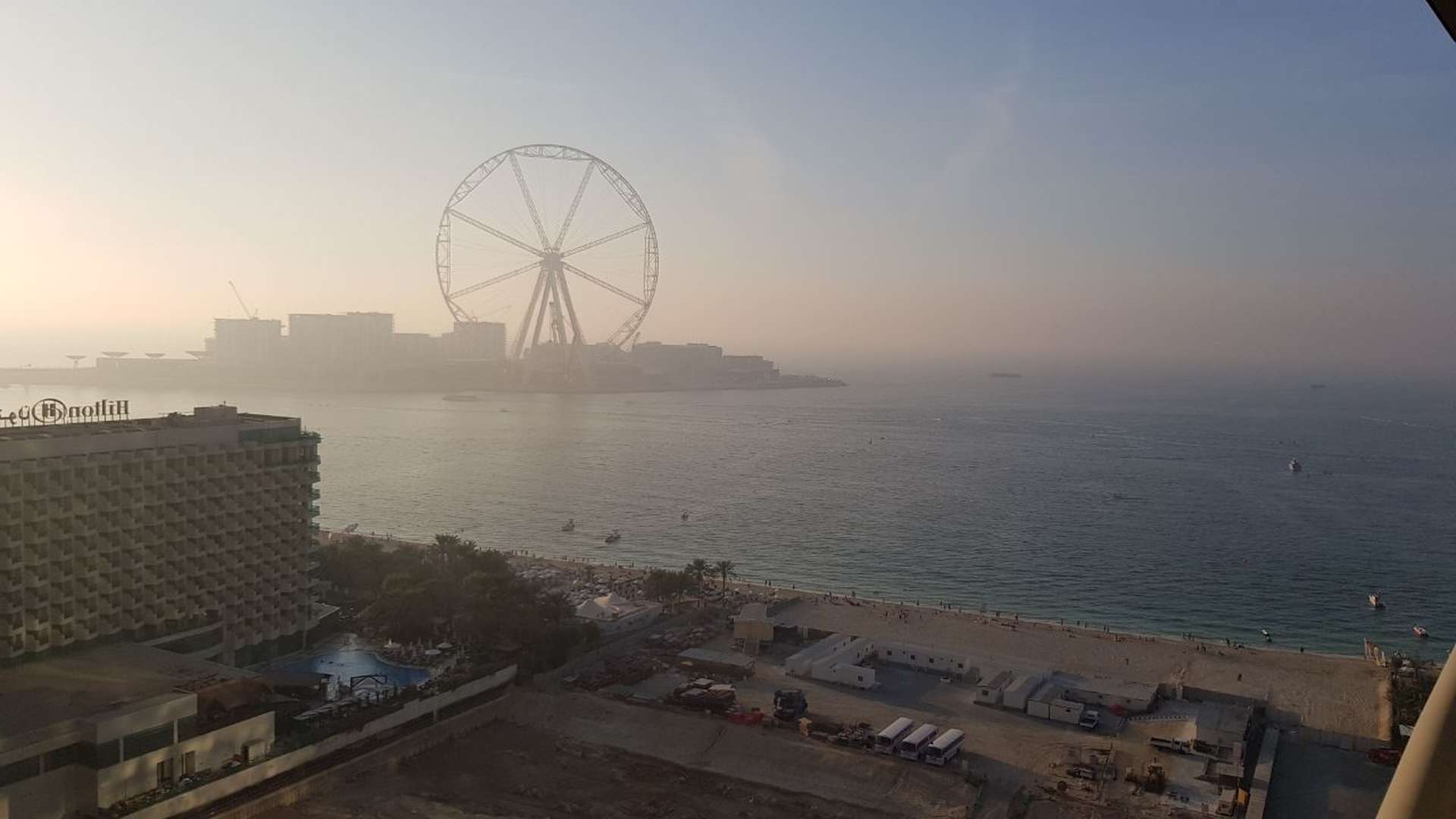 Dining area in luxurious 3-bedroom apartment, Al Fattan Marine Towers, Dubai Marina