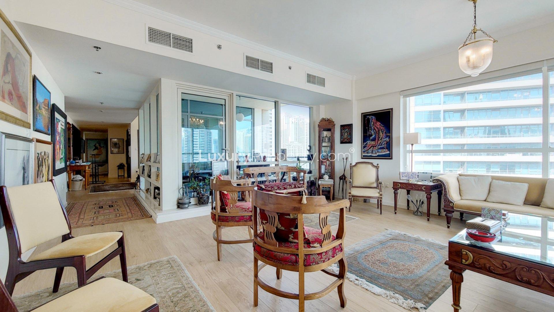 High-floor apartment with stunning marina view in Al Sahab, Dubai Marina