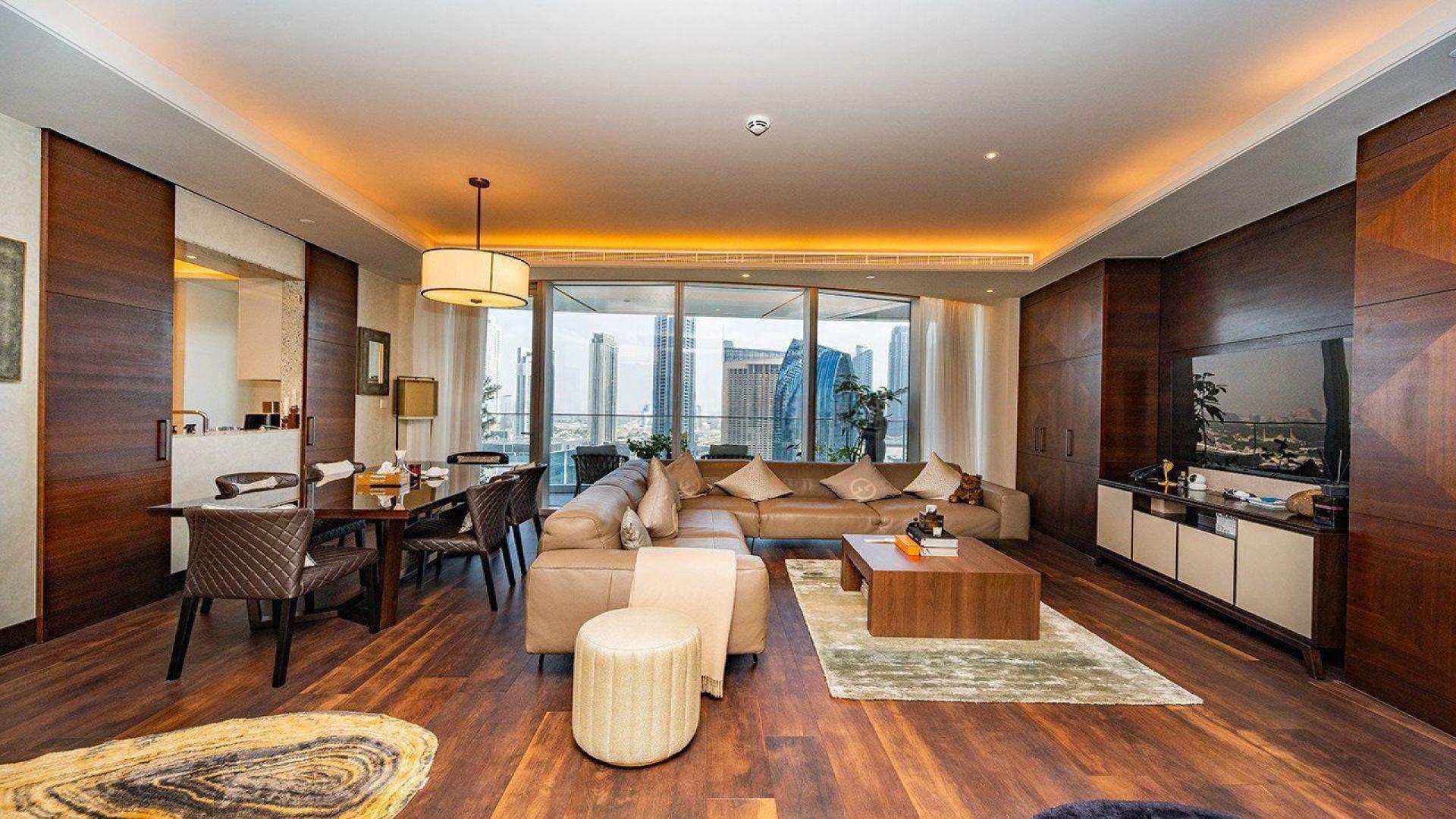 Balcony view from 3-bedroom apartment in The Address Sky View, Downtown Dubai, featuring cityscape