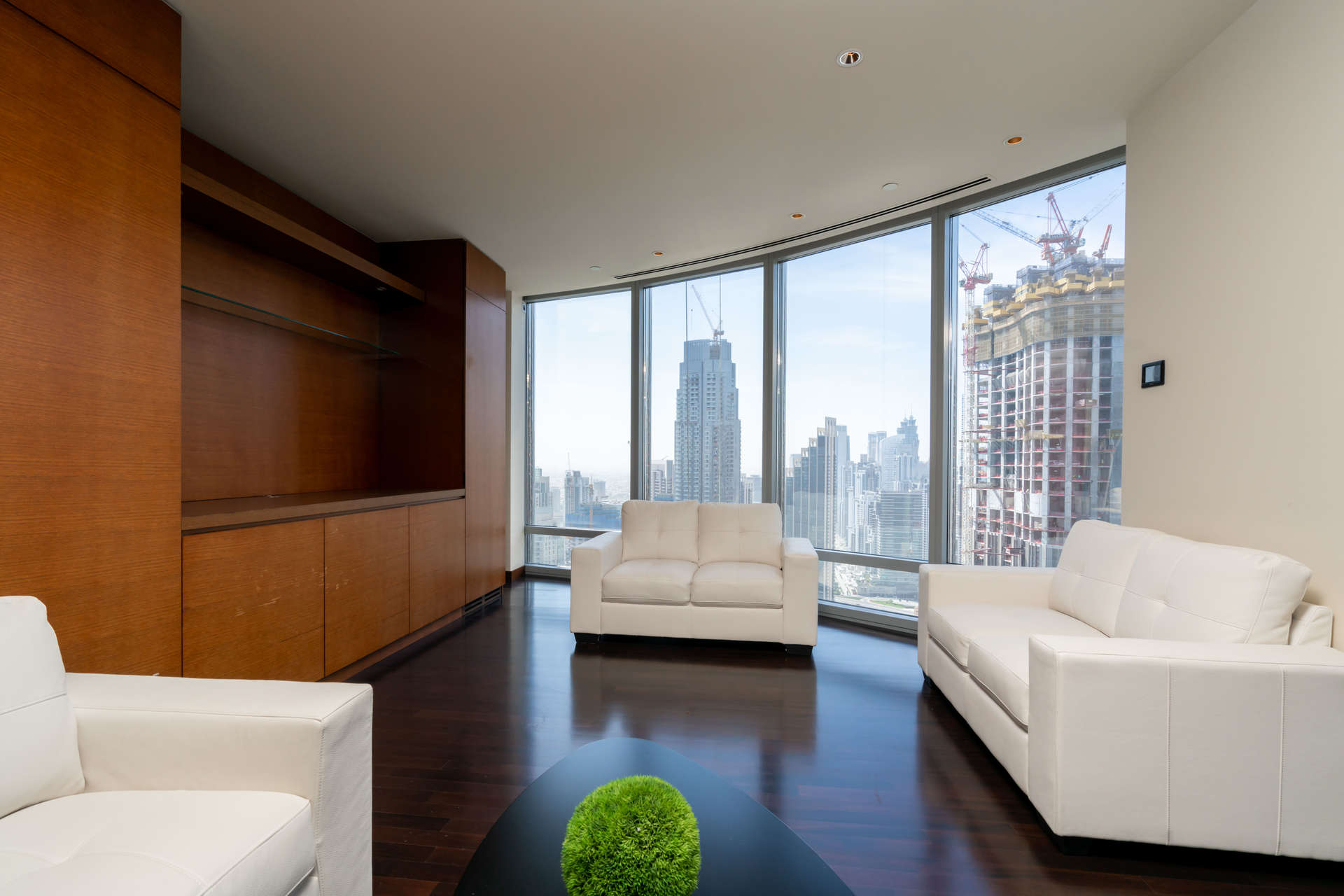 Luxurious corridor in Burj Khalifa Area apartment, Downtown Dubai. Spacious three-bedroom for sale