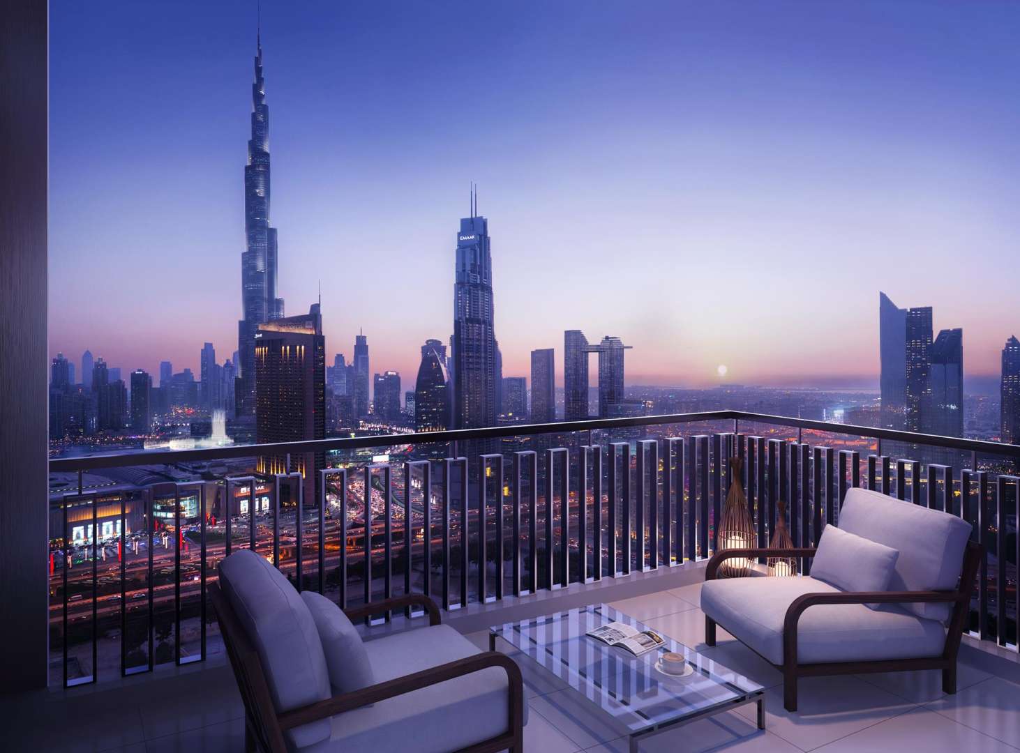Stunning Downtown Dubai apartment with breathtaking views of city skyline and modern architecture