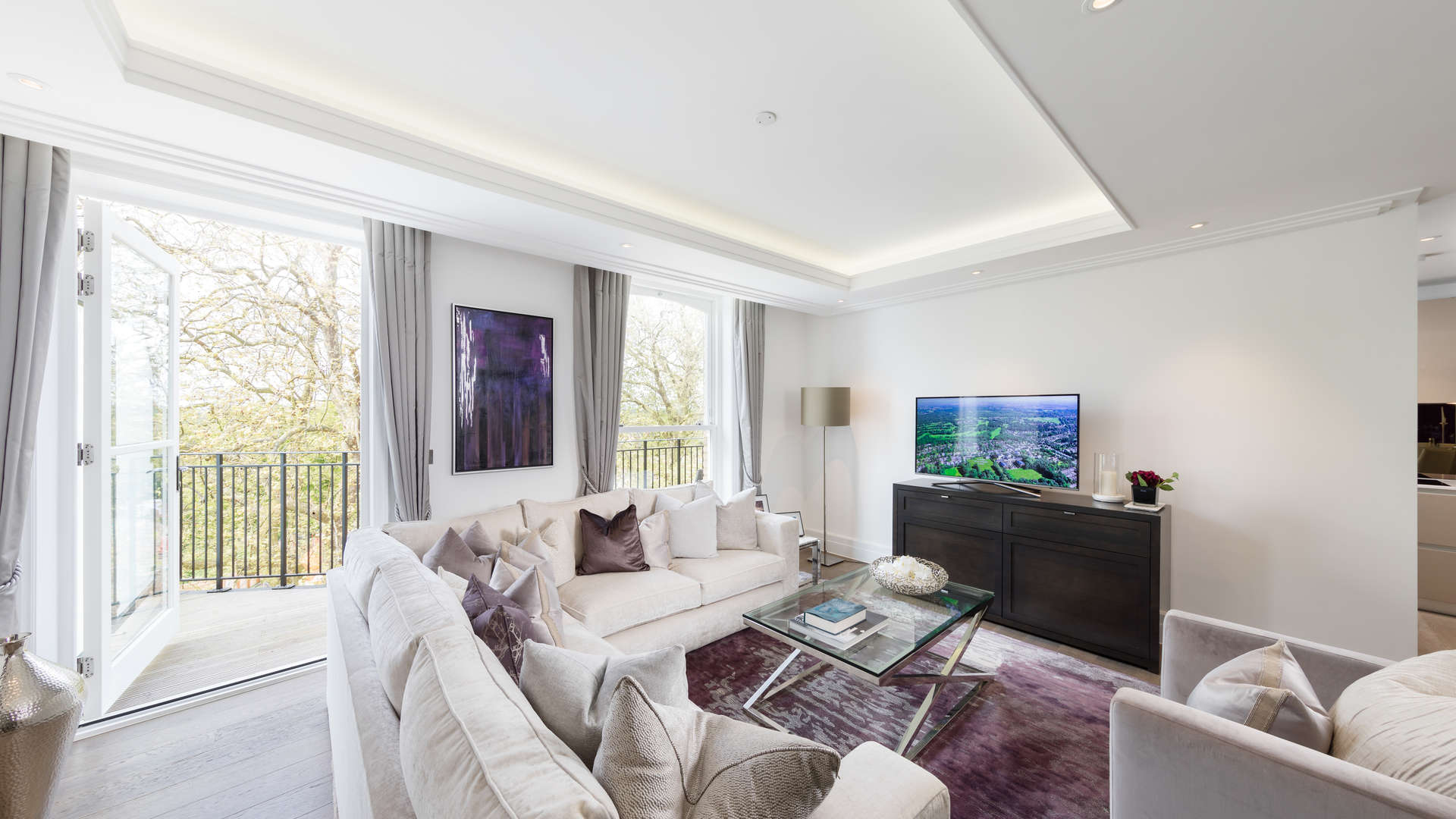 Charming three-bedroom duplex in Dukes Gardens, Wimbledon Hill Park, London, exterior view