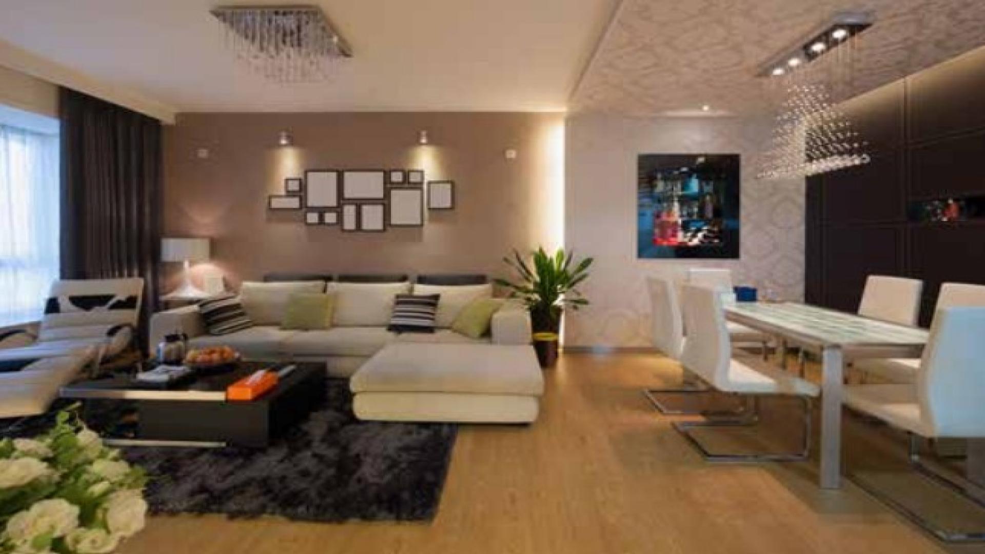 Bright living room in three-bedroom apartment, Queen Sheba, Living Legends community, for sale