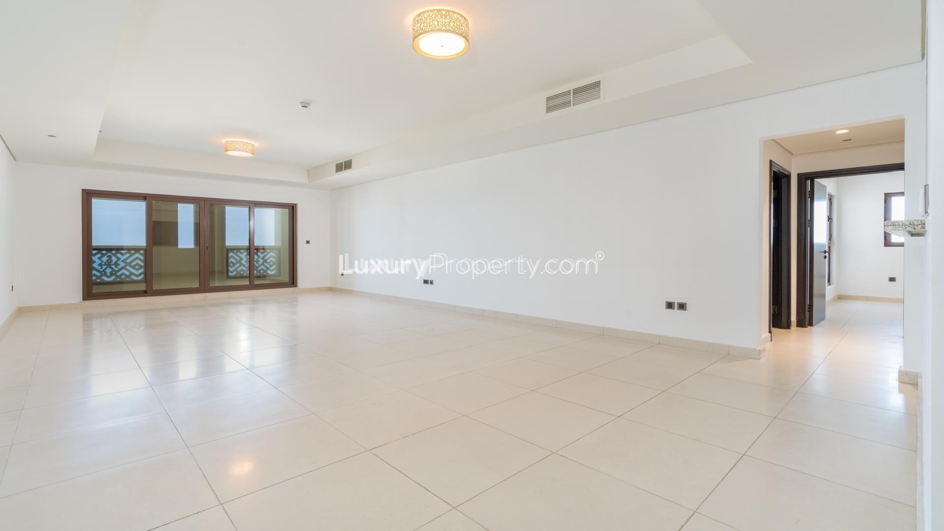 Elegant Palm Jumeirah villas with private beach access, ocean view in Kingdom of Sheba community