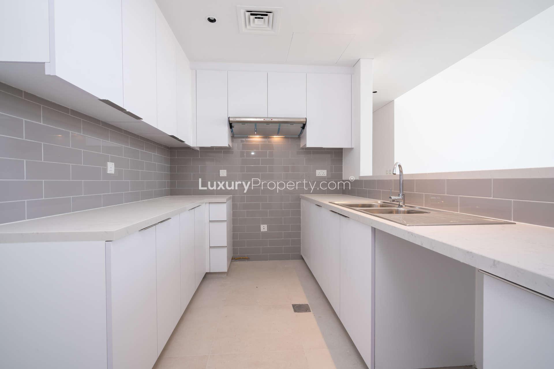 Floor plan of three-bedroom Mudon Views apartment for sale in Mudon community