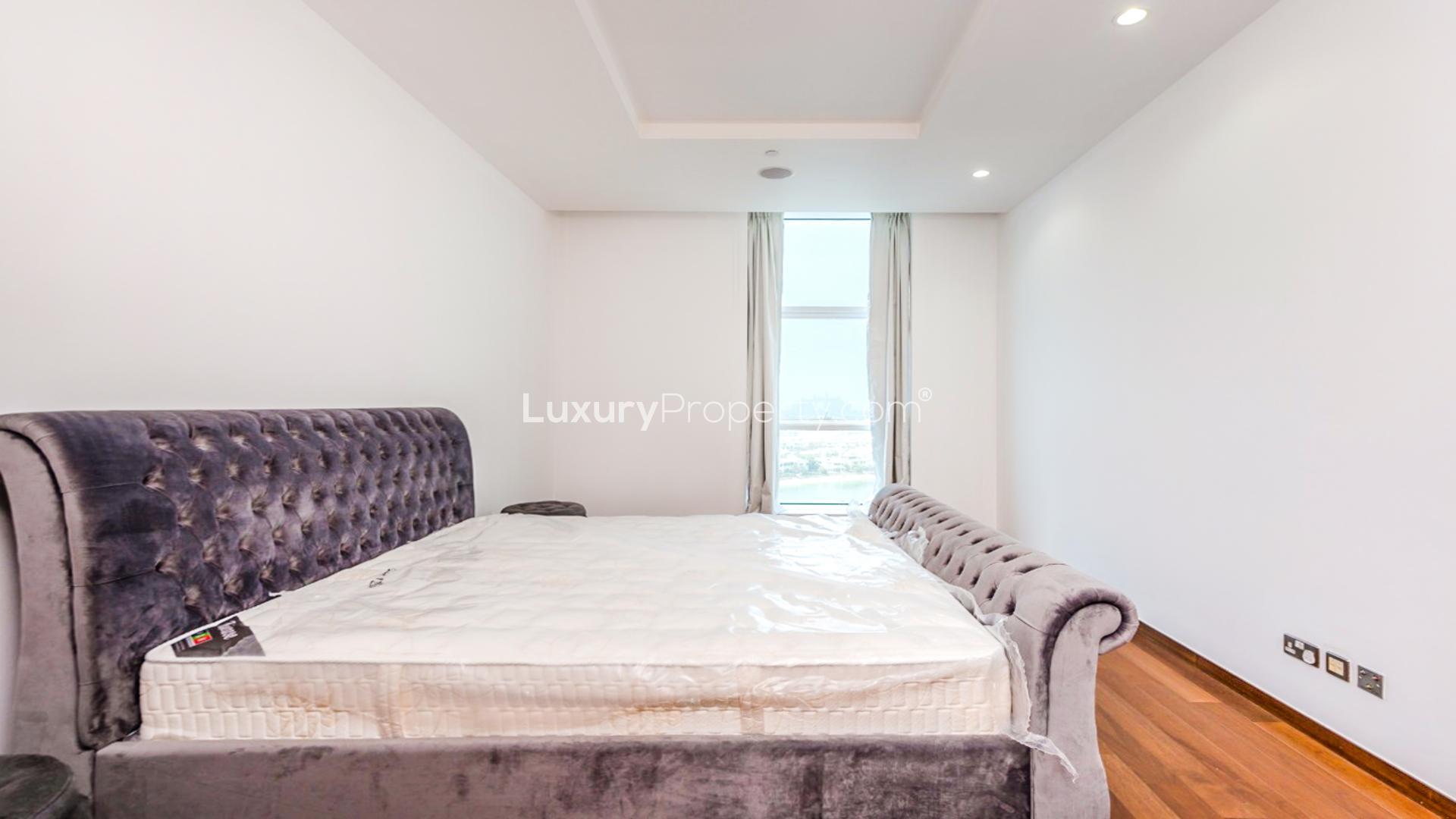 Modern kitchen in a Palm Jumeirah Oceana apartment for sale, with sleek cabinetry