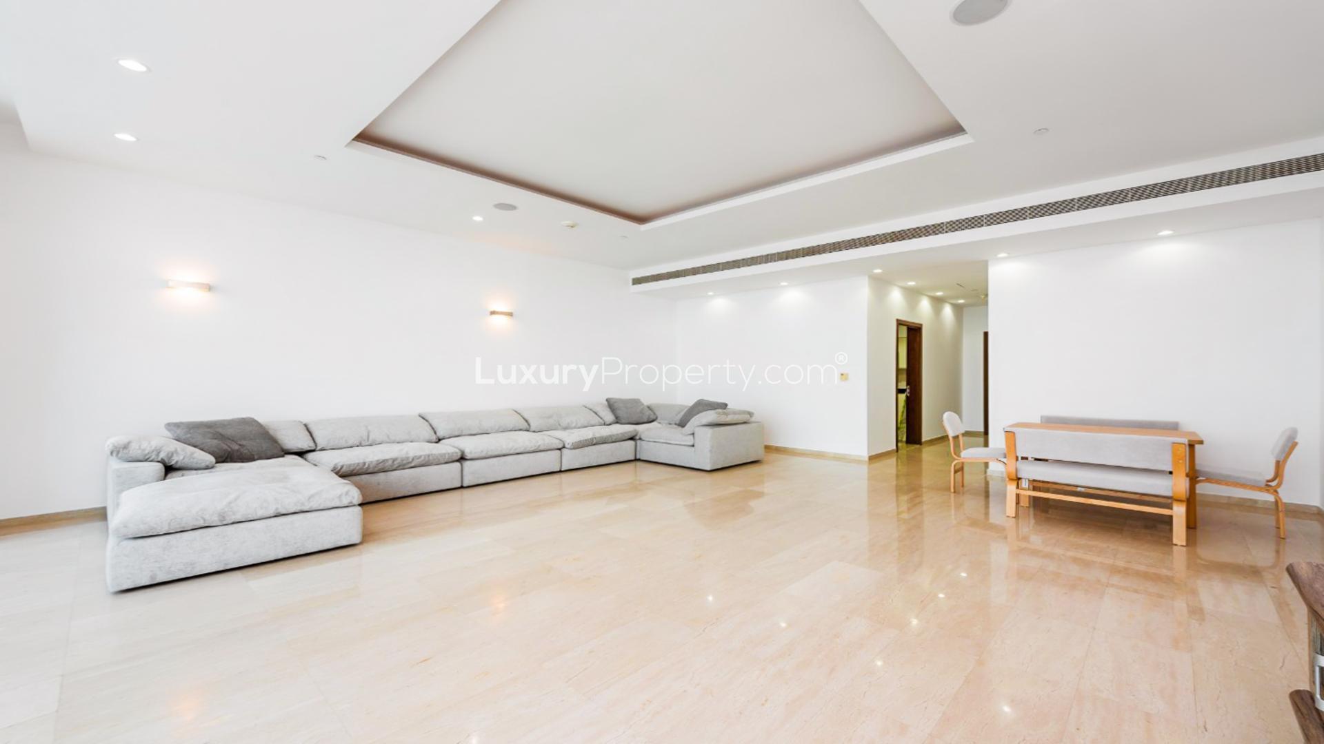 Skyline and sea view from Oceana apartment, Palm Jumeirah, Dubai, perfect investment opportunity