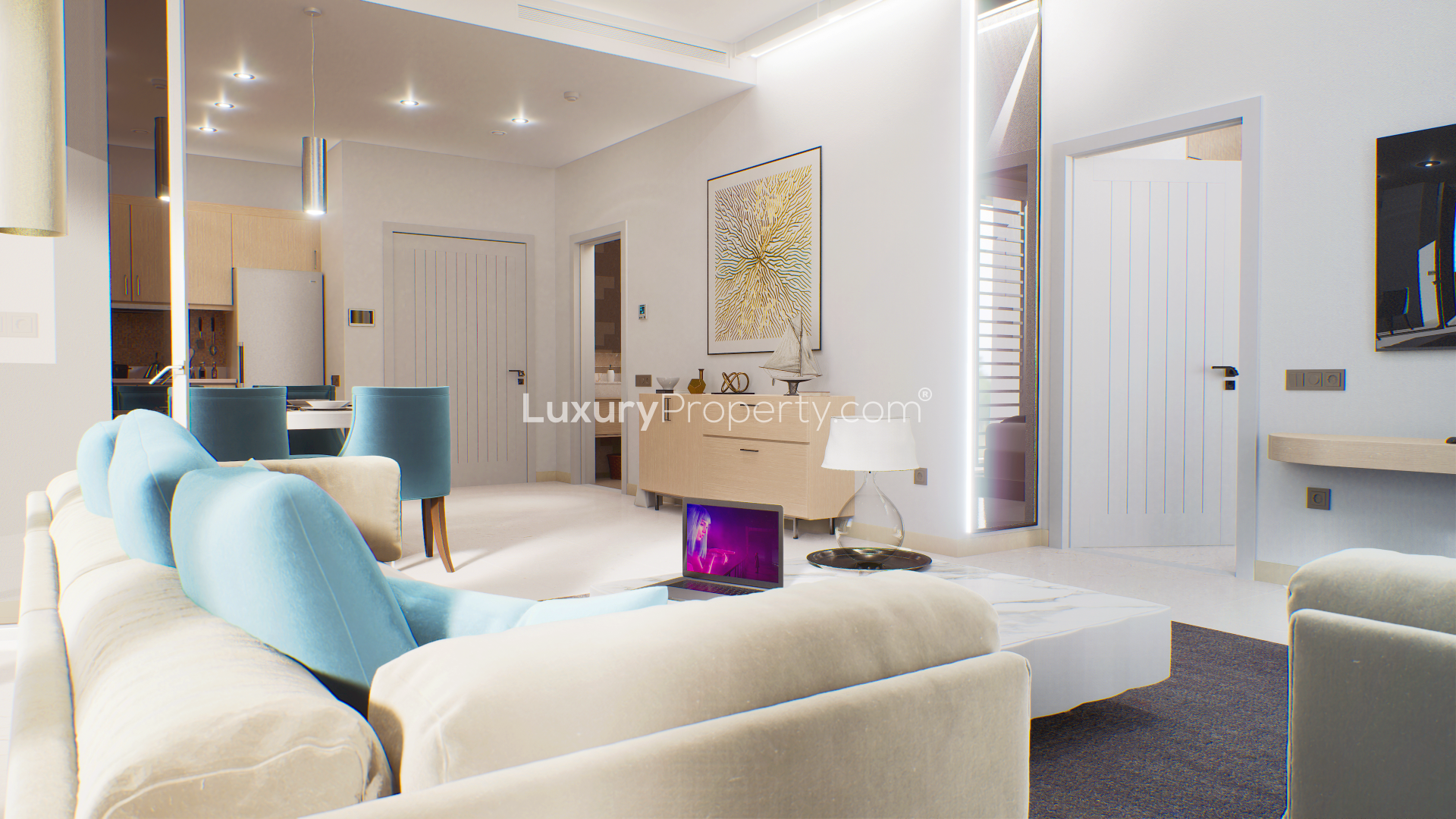 Modern apartment building in Se7en City JLT, Jumeirah Lake Towers, for sale