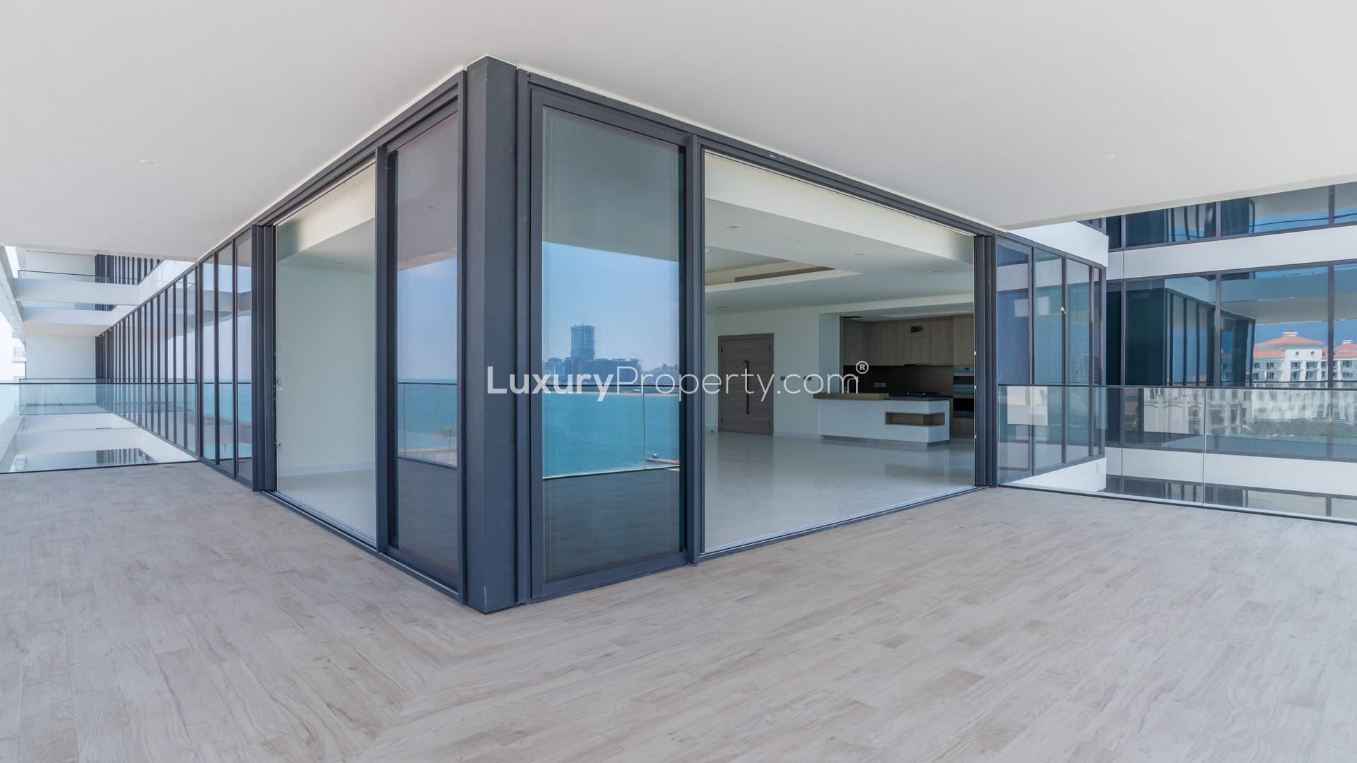 Modern kitchen in The Palm Penthouse apartment, Serenia Residences, Palm Jumeirah, Dubai