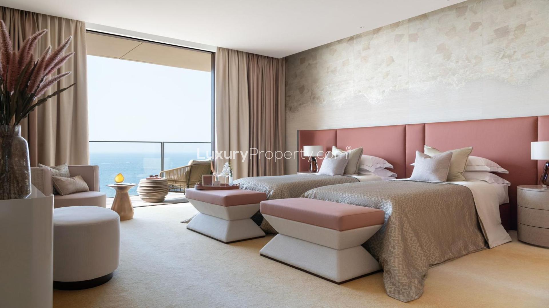 Luxurious shelving unit in Palm Jumeirah apartment, The Royal Atlantis Resort & Residences