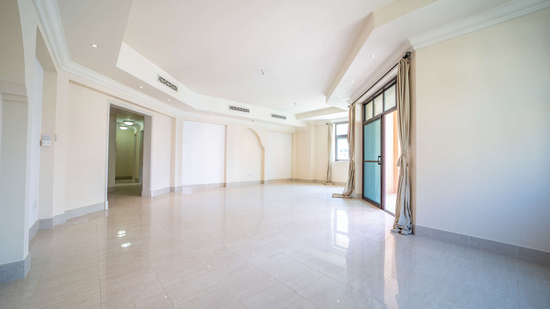 Spacious living room in Tajer Residences apartment, Old Town Island, Downtown Dubai for sale