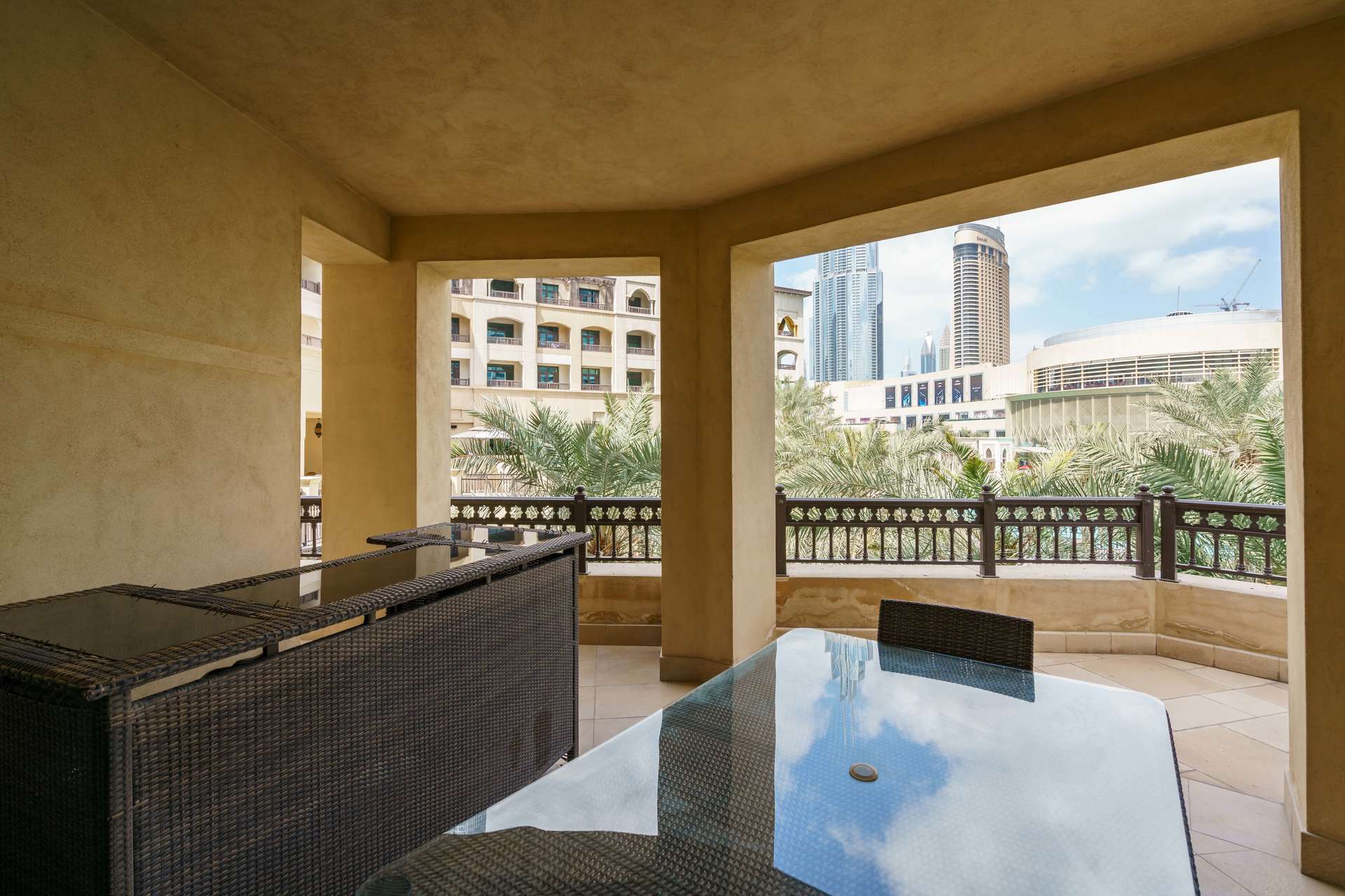 Luxurious bathroom in three-bedroom apartment, Old Town Island, overlooking Burj Khalifa, for sale